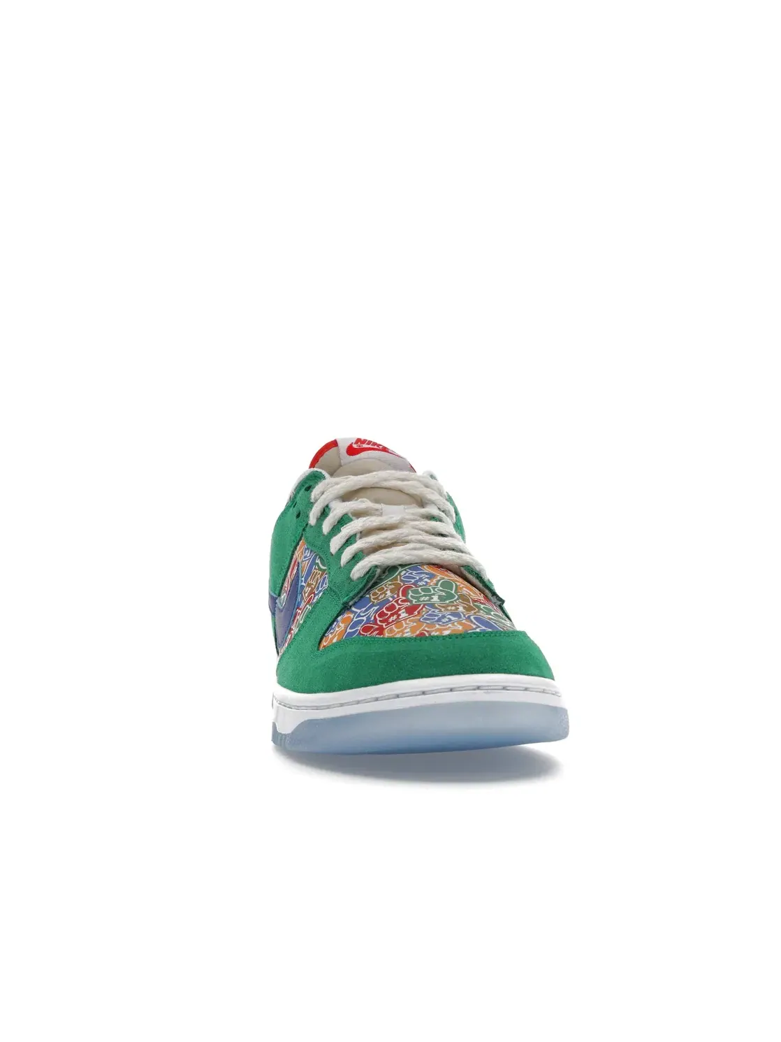 Мужские кроссовки Lifestyle Nike Dunk Low — изображение 2 из 4, зеленый/белый/красный