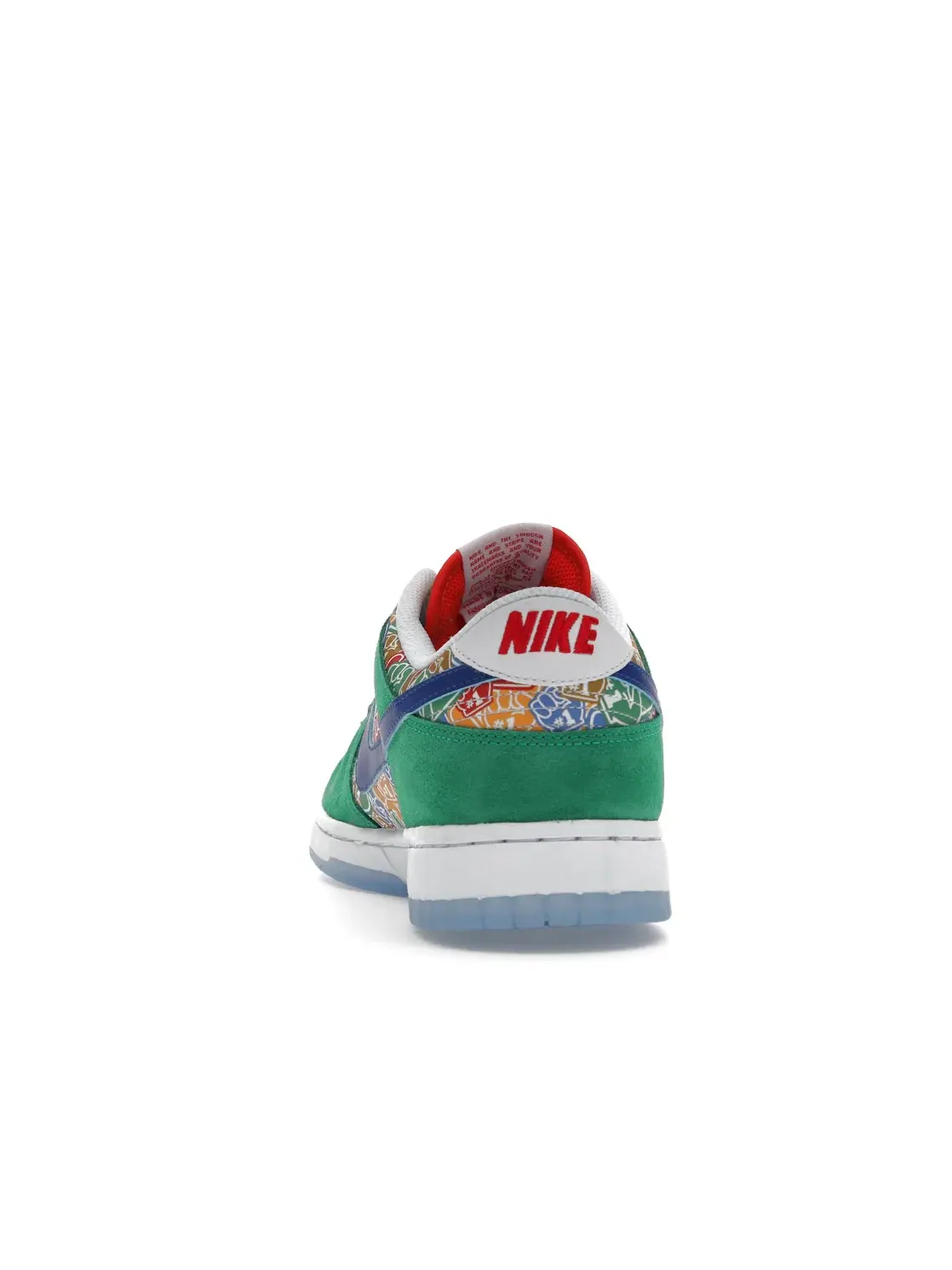 Мужские кроссовки Lifestyle Nike Dunk Low — изображение 4 из 4, зеленый/белый/красный