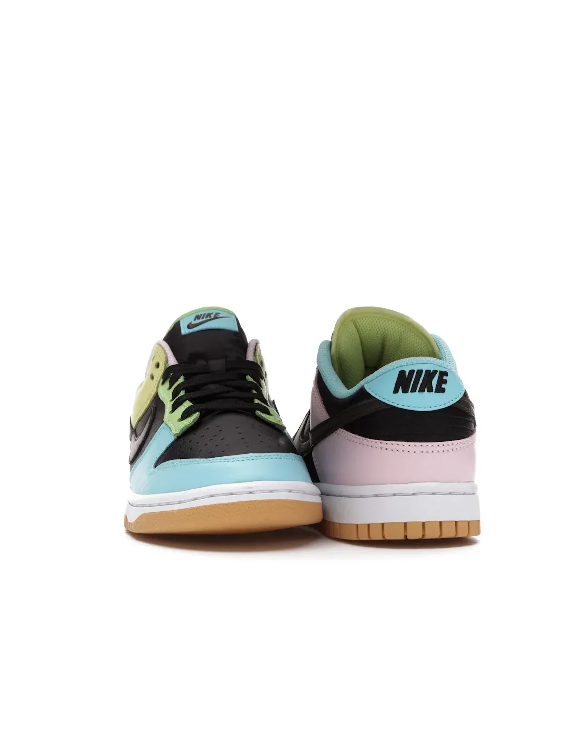 Мужские кроссовки Lifestyle с принтом Nike Dunk Low Nike — изображение 2 из 4, черный/мульти-мульти