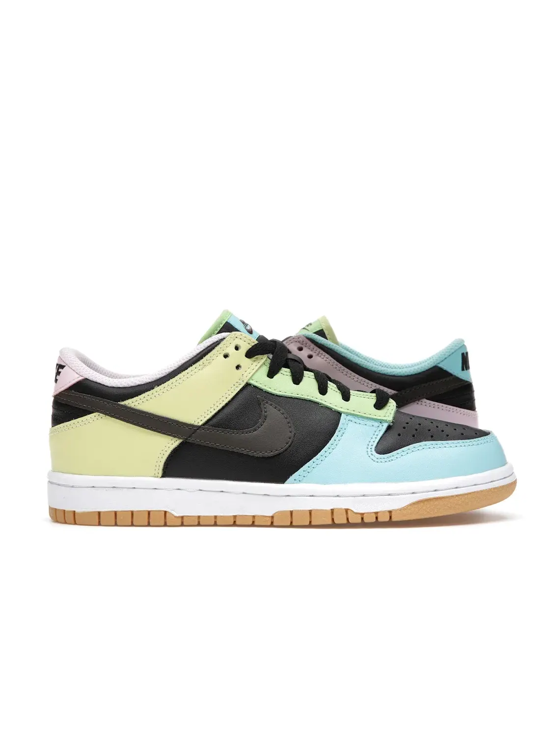 Детские кроссовки Lifestyle с принтом Nike Dunk Low Nike — изображение 1 из 4, черный/темный