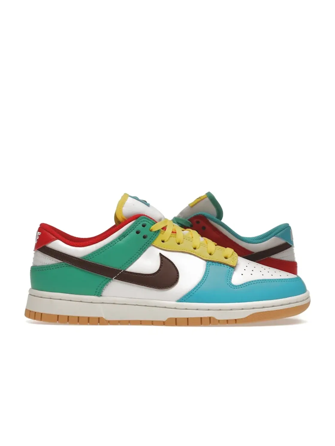 Мужские кроссовки Lifestyle Nike Dunk Low — изображение 1 из 4, белый/светлый-зеленый