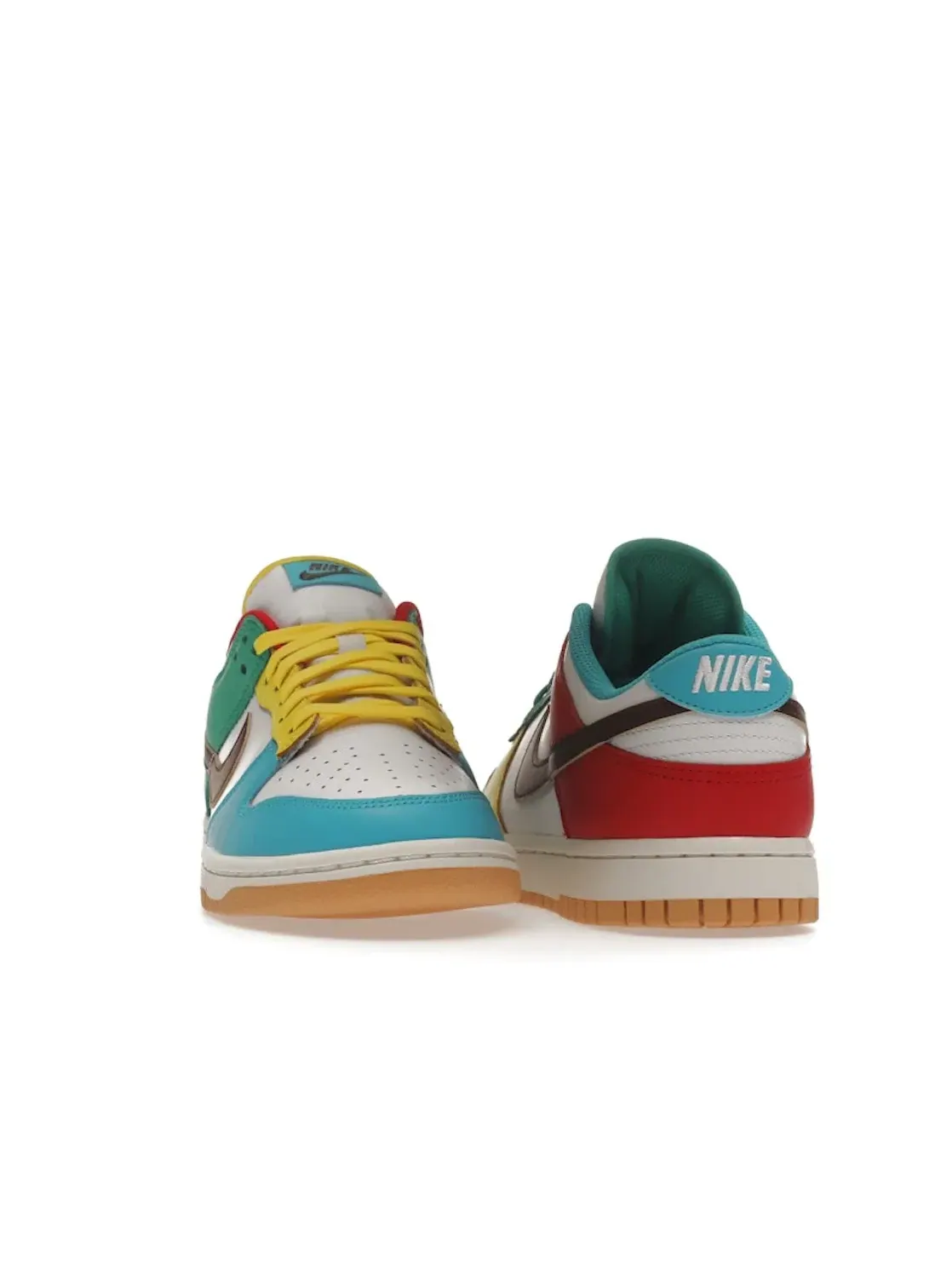 Мужские кроссовки Lifestyle Nike Dunk Low — изображение 2 из 4, белый/светлый-зеленый