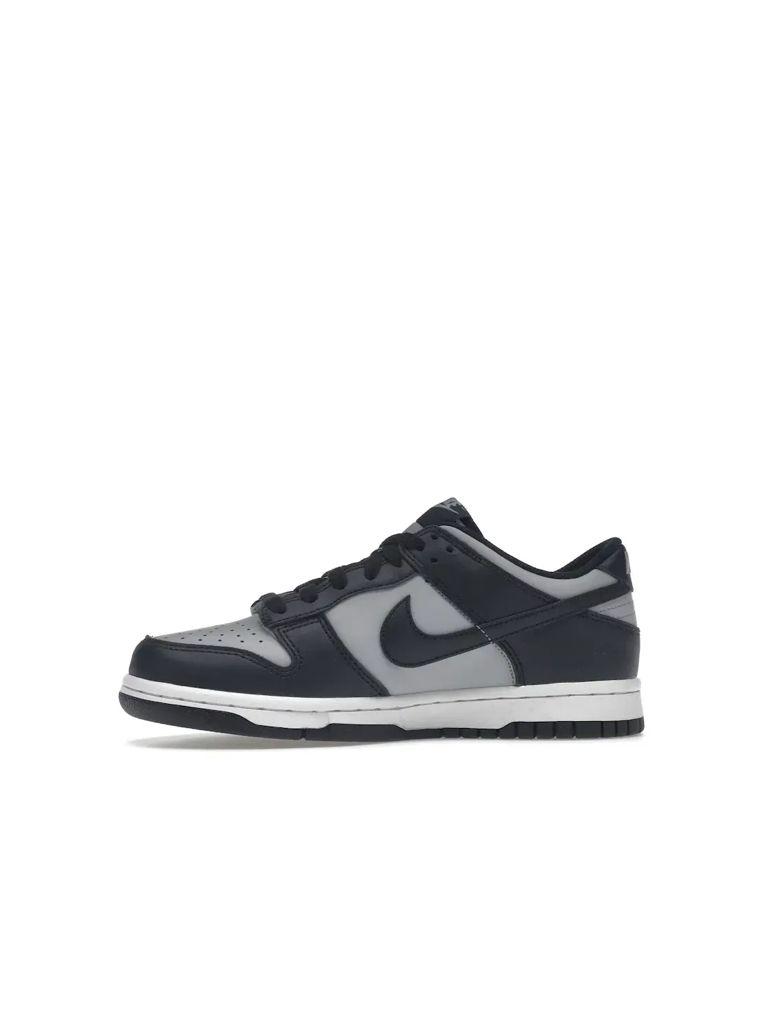 Детские кроссовки с перфорацией Nike Dunk Low Nike — изображение 3 из 4, серый темный оранжевый