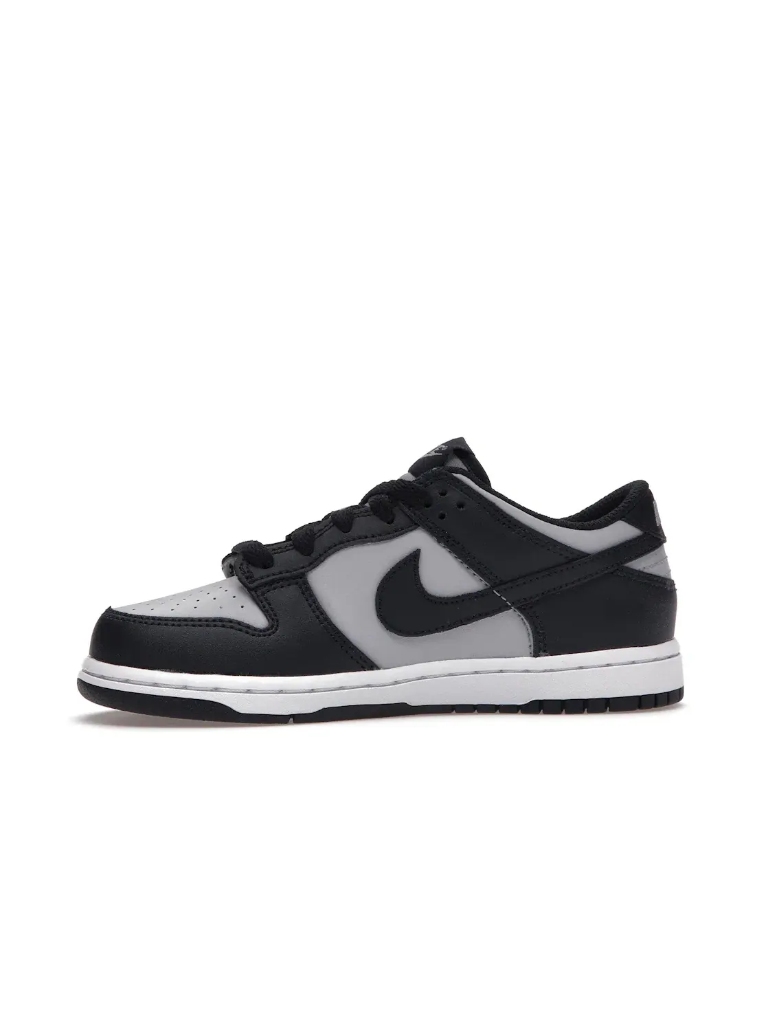 Детские кроссовки для мальчиков с низким верхом Nike Dunk Low Nike — изображение 3 из 4, темно-синий серый-белый