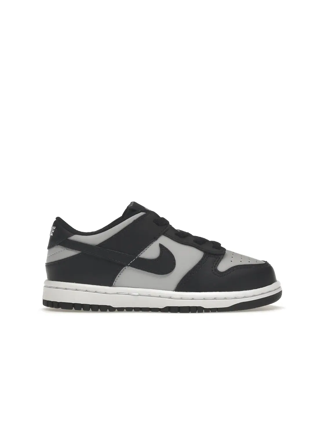Детские кроссовки с принтом Nike Dunk Low Nike — изображение 1 из 4, темно-синий/серый/белый