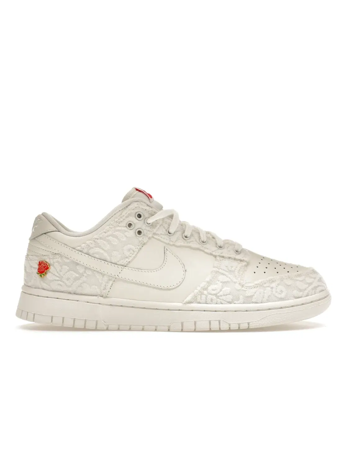 Женские кроссовки с цветочным принтом Nike Dunk Low Nike — изображение 1 из 4, красный-розовый