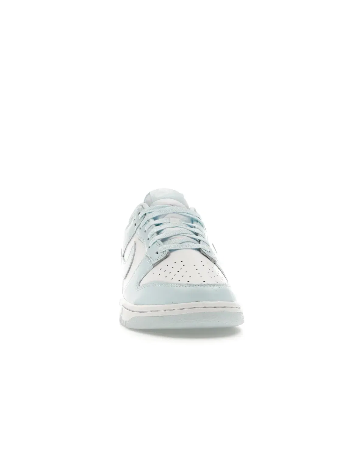 Мужские кроссовки с кожаным верхом Nike Dunk Low Nike — изображение 2 из 4, белый/синий