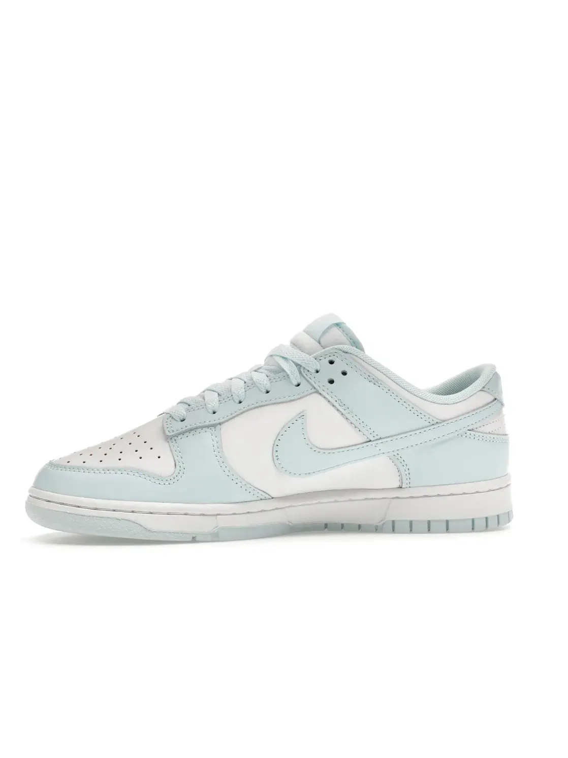 Мужские кроссовки с кожаным верхом Nike Dunk Low Nike — изображение 3 из 4, белый/синий