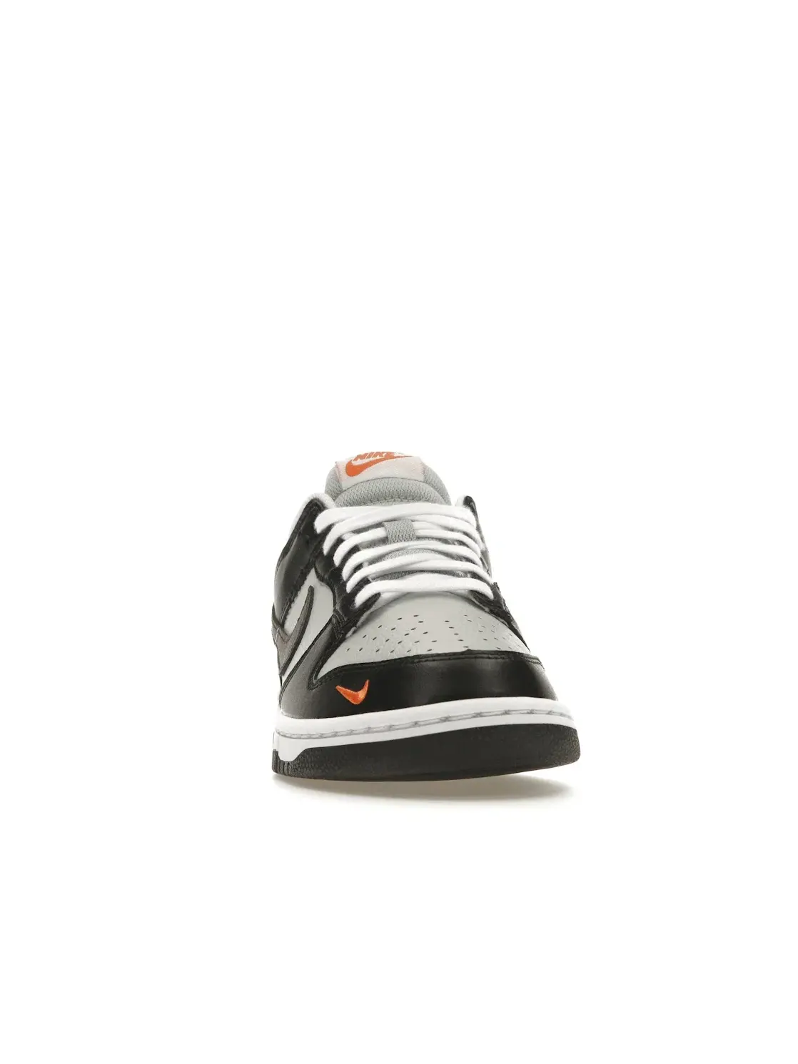 Мужские кроссовки с мини-логотипом Nike Dunk Low Nike — изображение 2 из 4, черный/белый/оранжевый