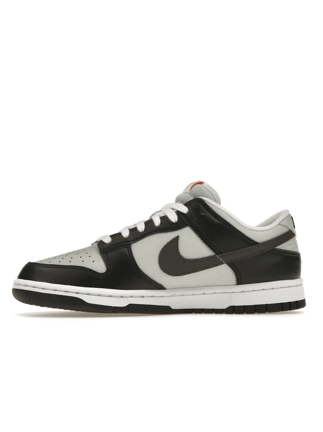 Мужские кроссовки с мини-логотипом Nike Dunk Low Nike — изображение 3 из 4, черный/белый/оранжевый