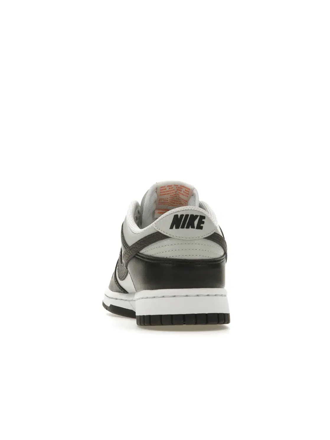 Мужские кроссовки с мини-логотипом Nike Dunk Low Nike — изображение 4 из 4, черный/белый/оранжевый