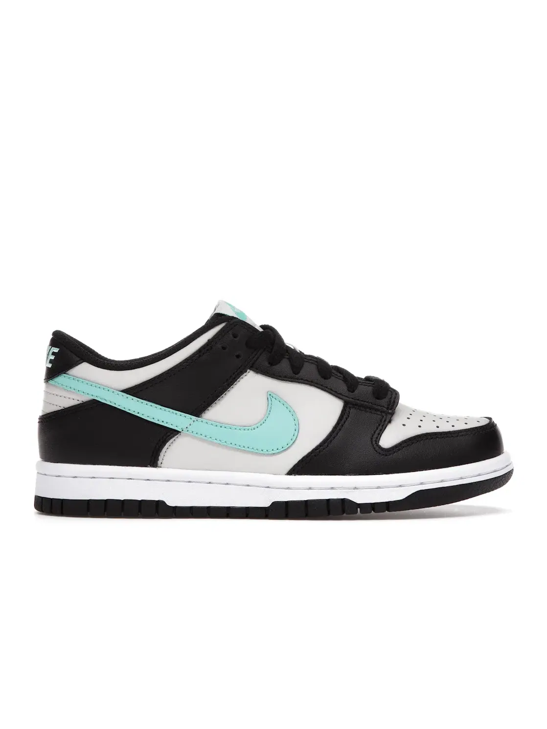 Детские кроссовки Lifestyle с принтом Nike Dunk Low Nike — изображение 1 из 4, светлый/черный-белый