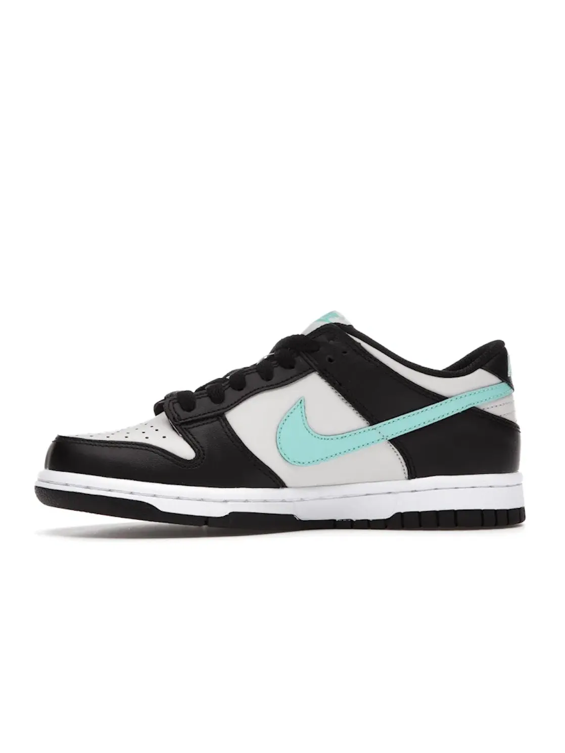 Детские кроссовки Lifestyle с принтом Nike Dunk Low Nike — изображение 3 из 4, светлый/черный-белый