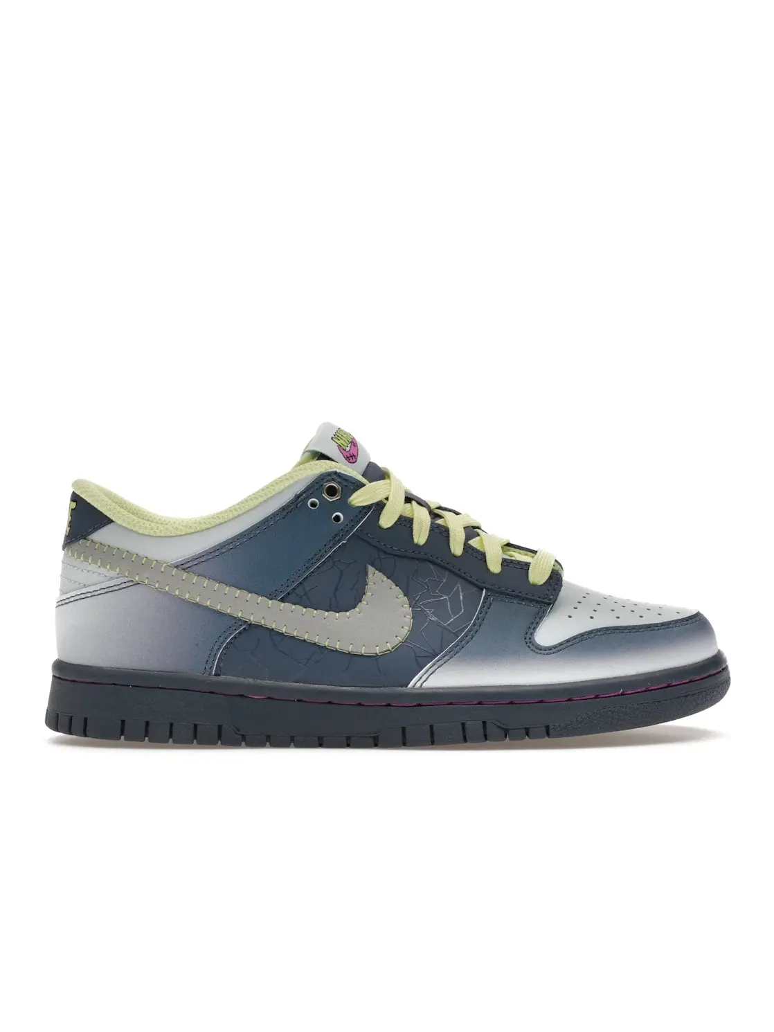 Детские кроссовки Lifestyle с принтом Nike Dunk Low Nike — изображение 1 из 4, синий/синий-зеленый