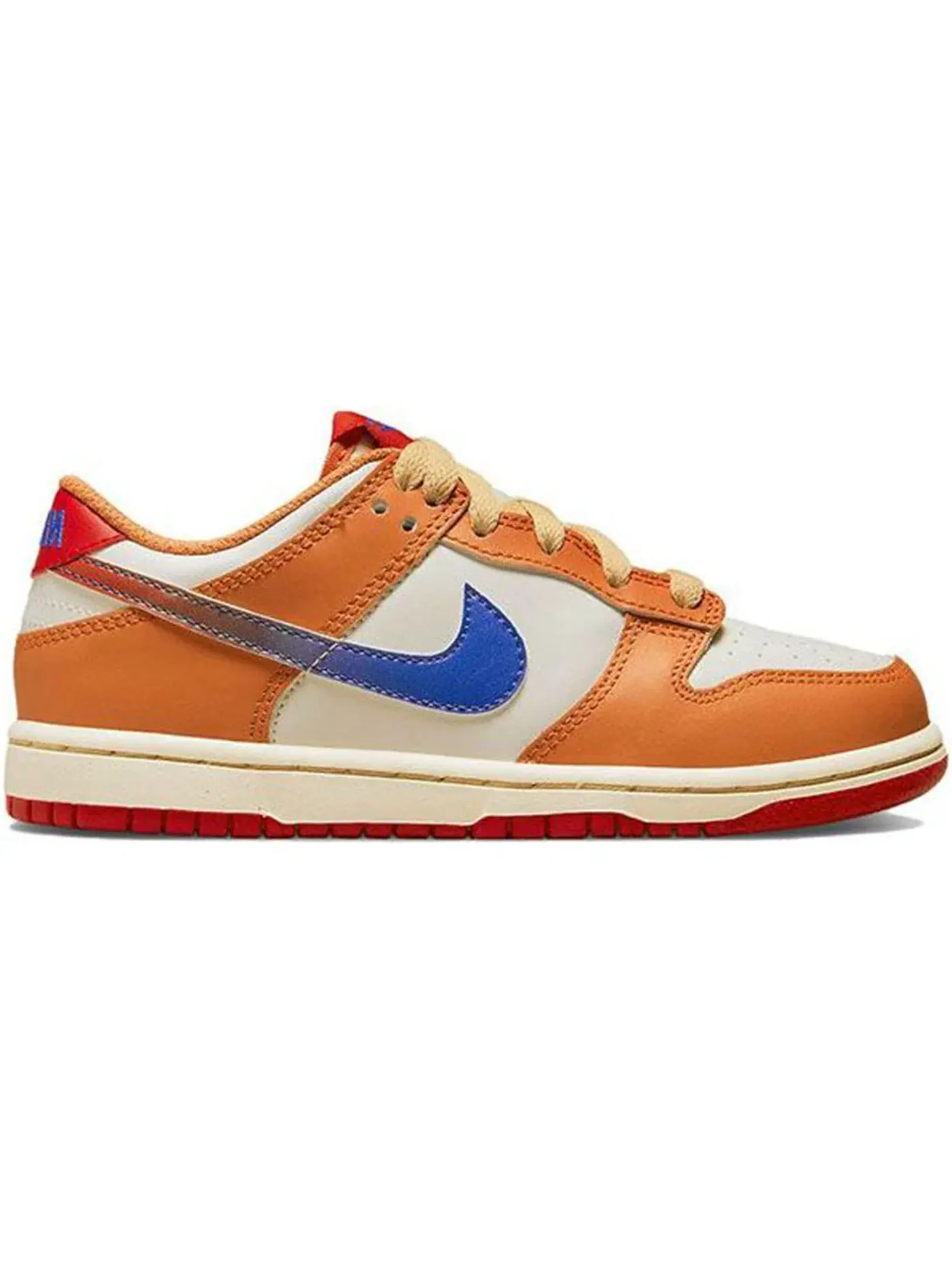 Детские кроссовки с ярким цветовым блоком Nike Dunk Low Nike — изображение 1 из 1, красный