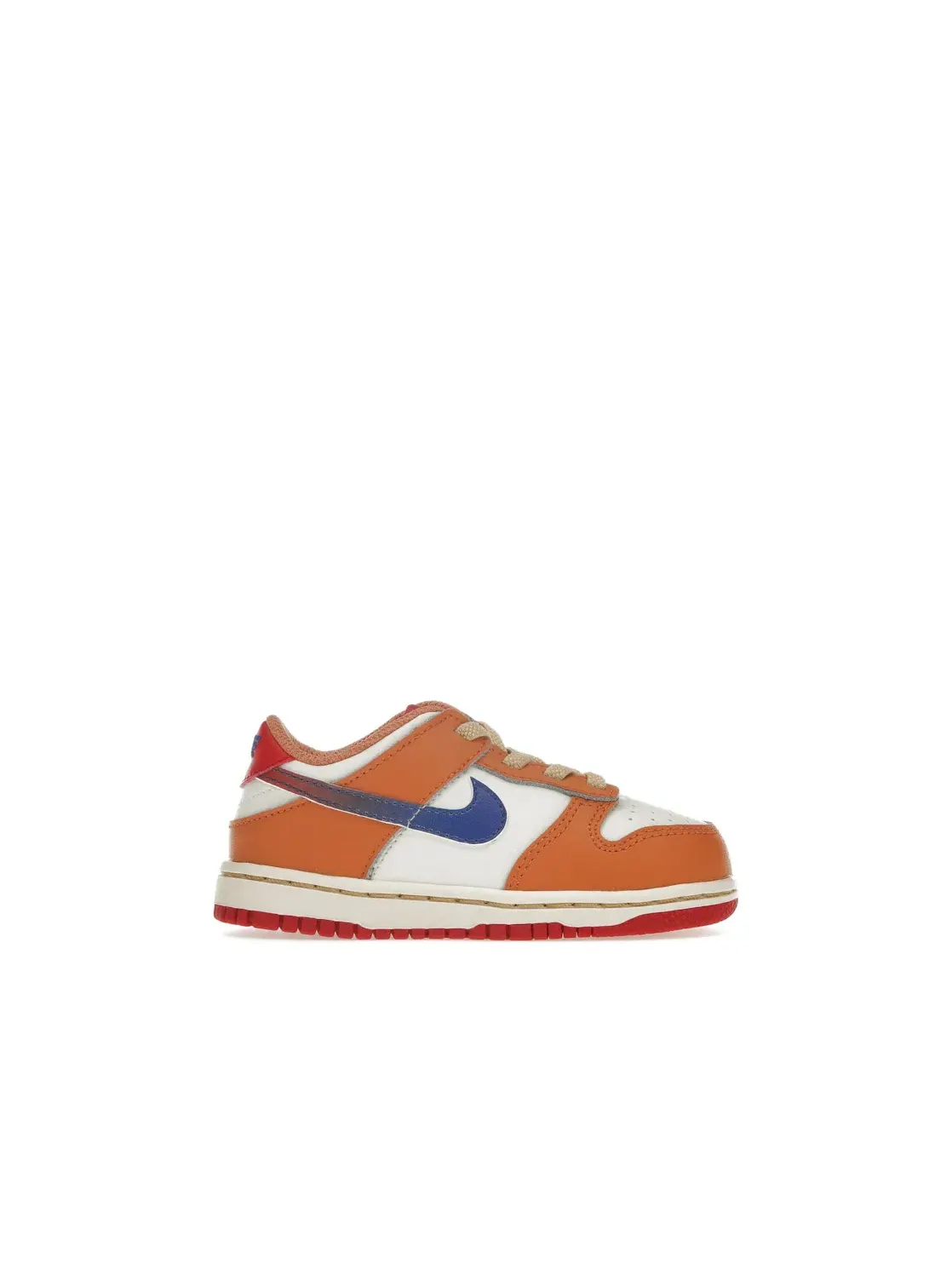 Детские кроссовки с контрастными вставками Nike Dunk Low Nike — изображение 1 из 4, красный