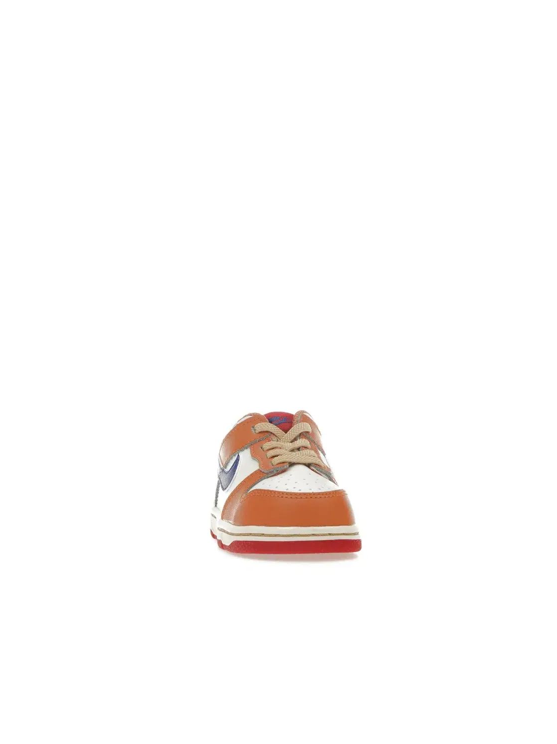 Детские кроссовки с контрастными вставками Nike Dunk Low Nike — изображение 2 из 4, красный