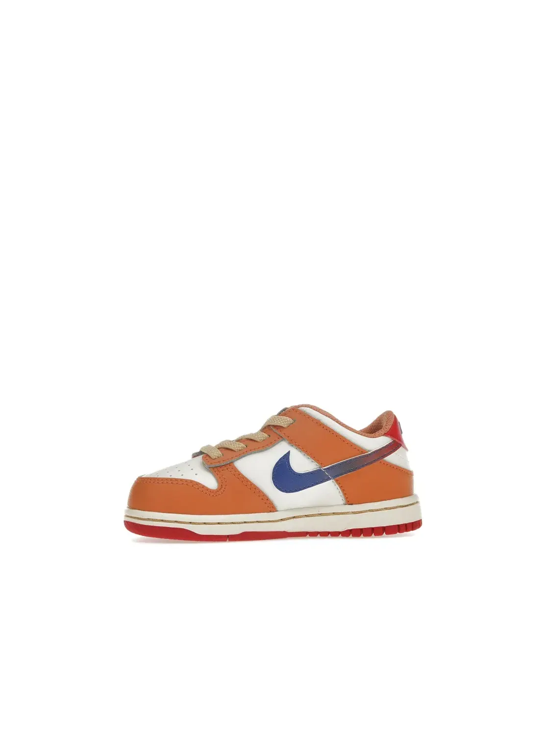 Детские кроссовки с контрастными вставками Nike Dunk Low Nike — изображение 3 из 4, красный