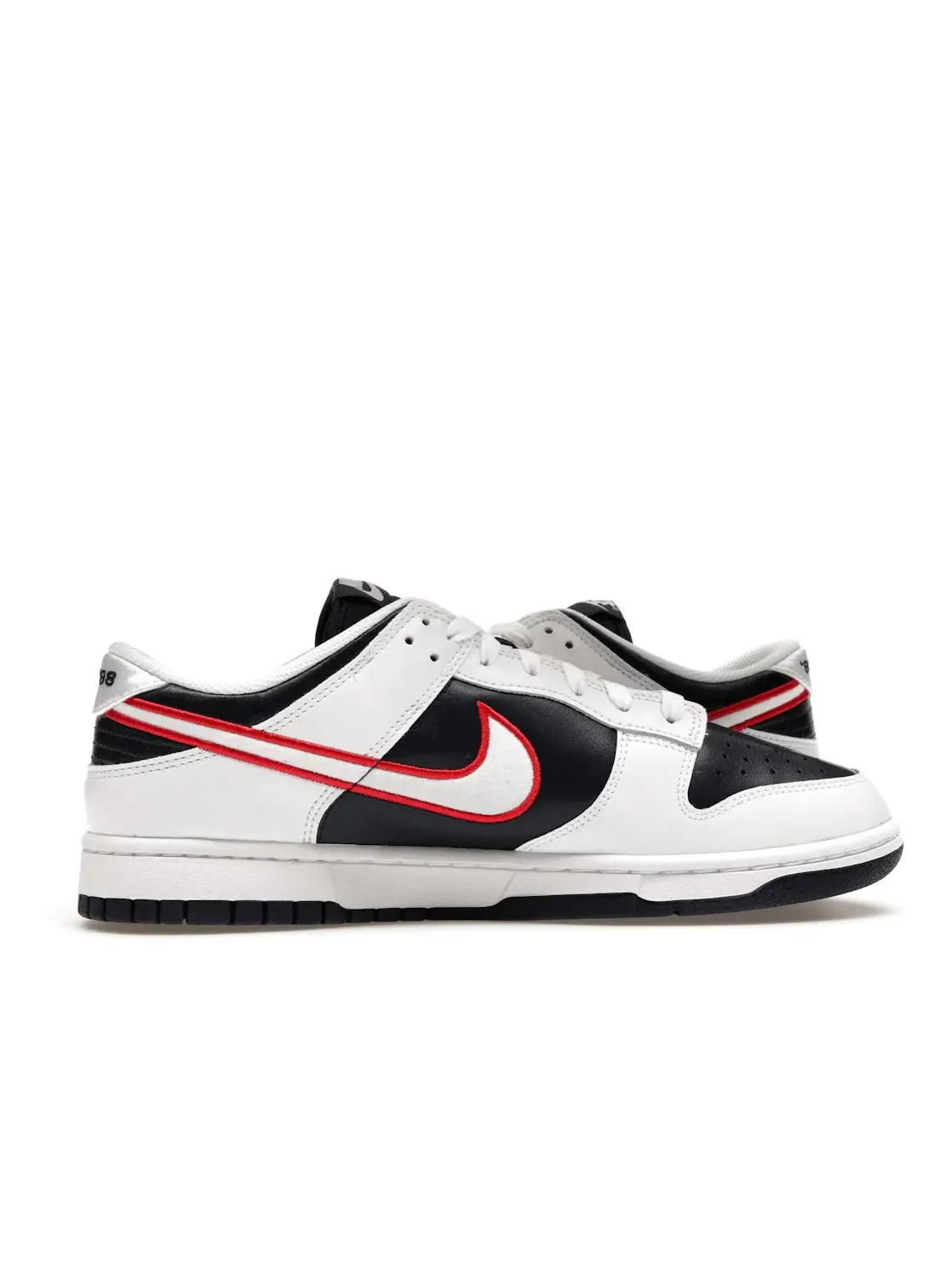 Женские кроссовки с принтом Nike Dunk Low Nike — изображение 3 из 4, белый//серый/красный