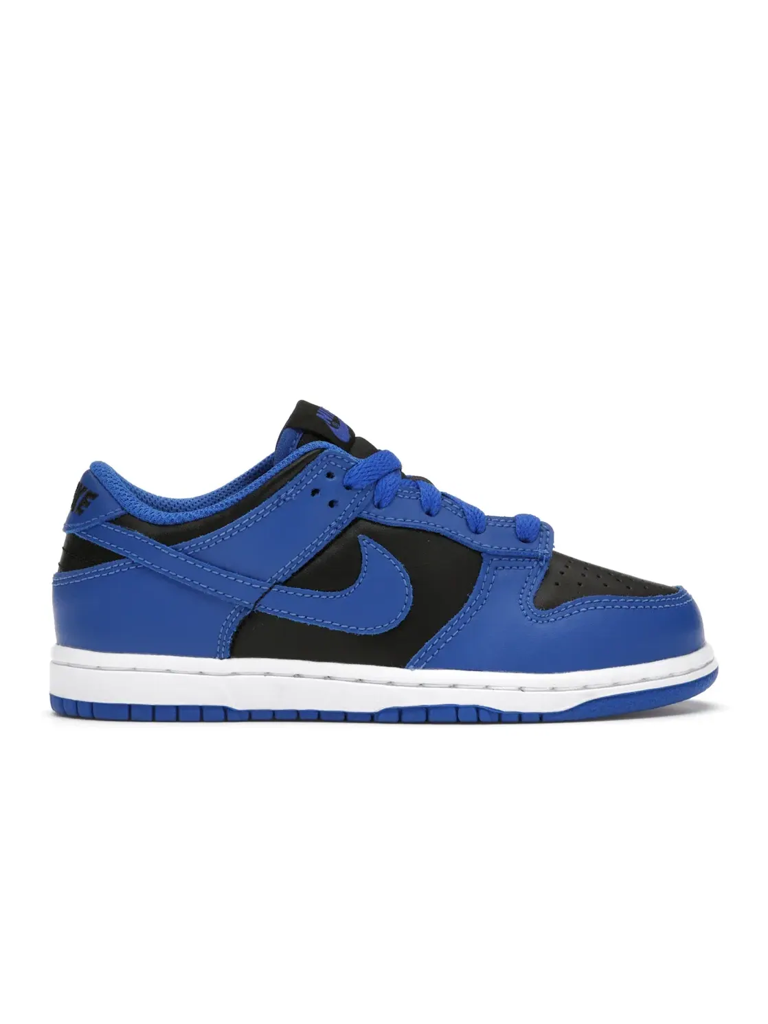 Детские кроссовки для мальчиков с кожаным верхом Nike Dunk Low — изображение 1 из 4, черный//белый