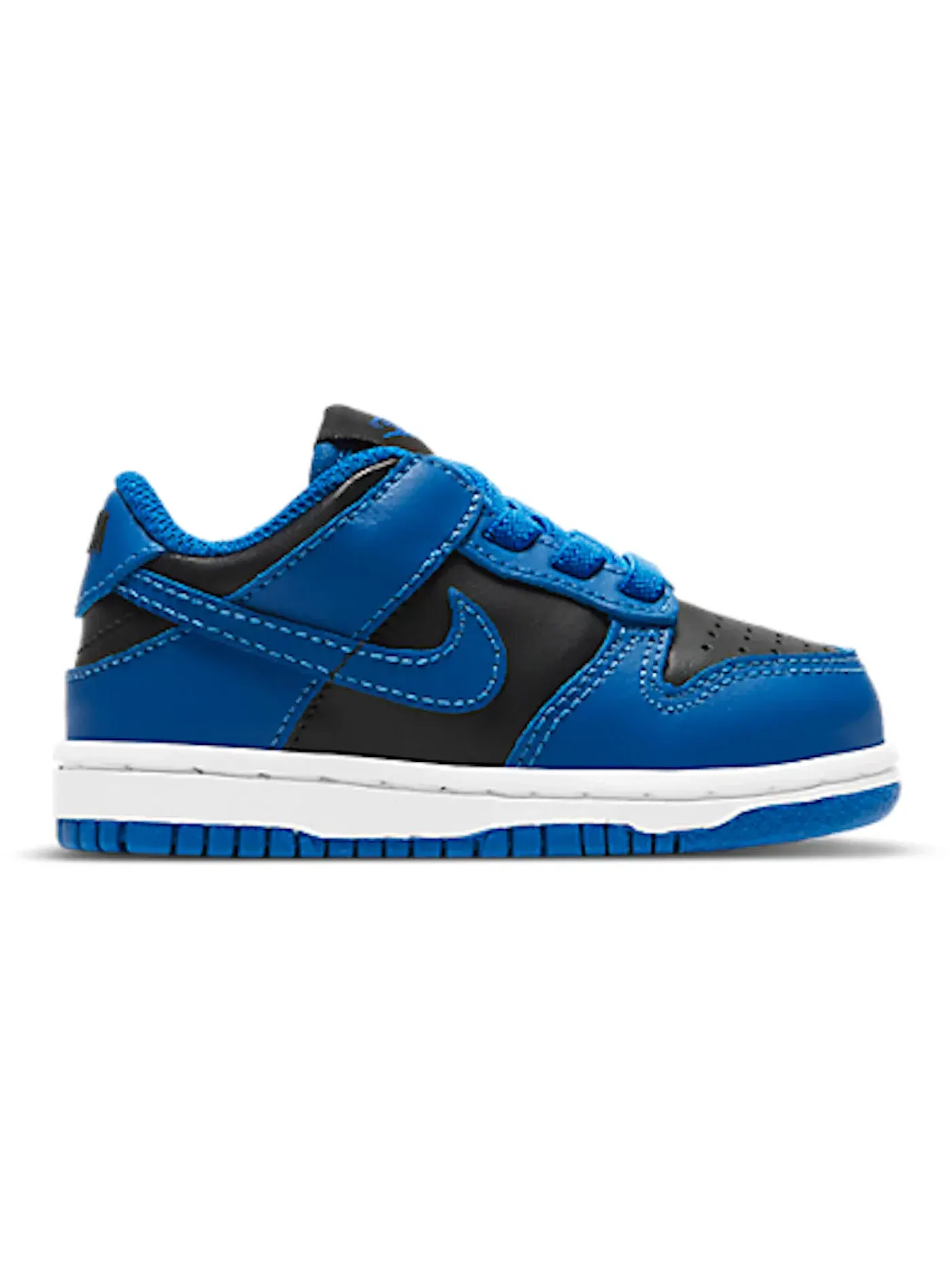 Детские кроссовки с перфорированным носком Nike Dunk Low Nike — изображение 1 из 1, черный//белый