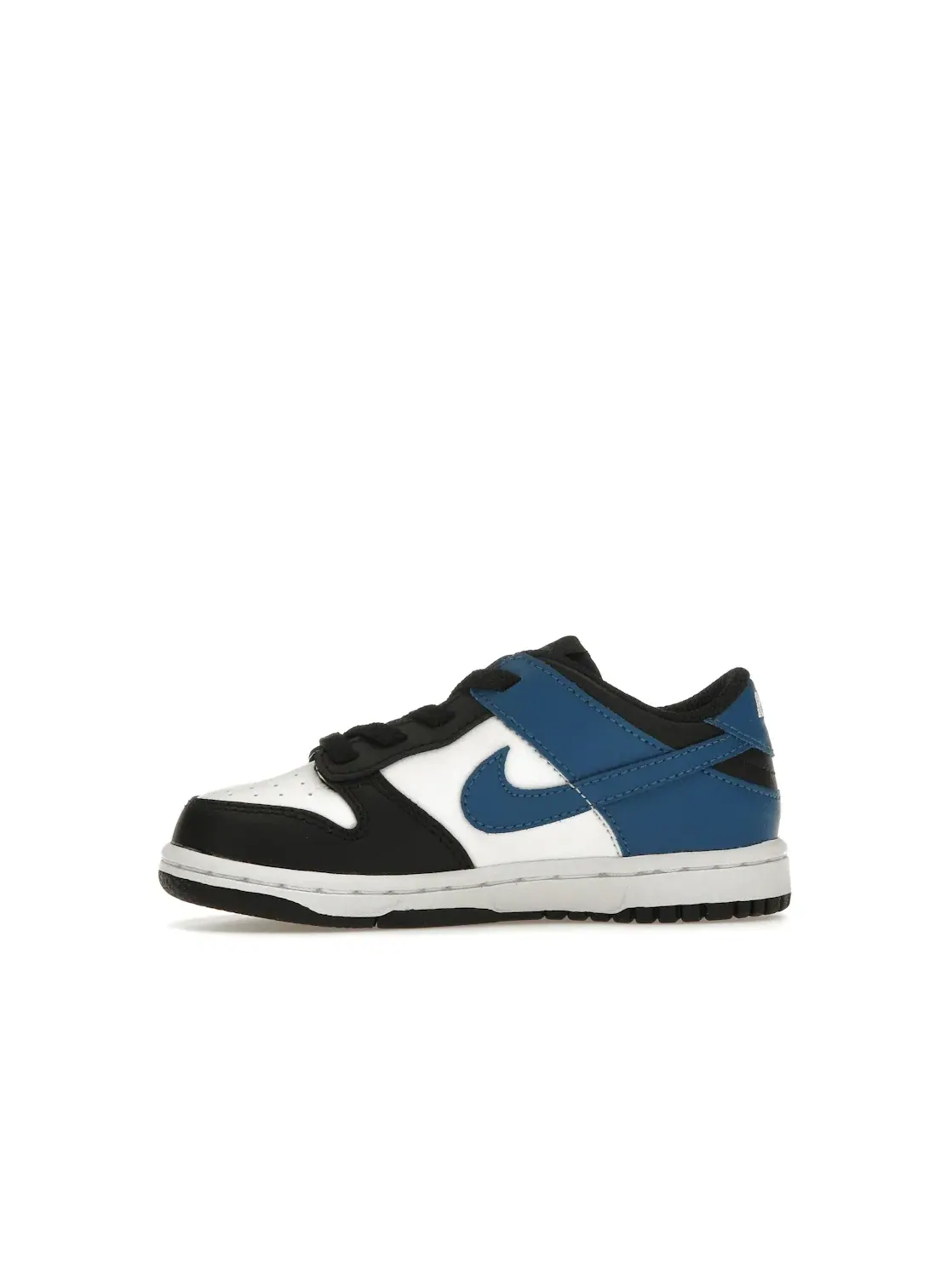 Детские кроссовки Lifestyle Nike Dunk Low — изображение 3 из 4, белый/черный/белый/синий
