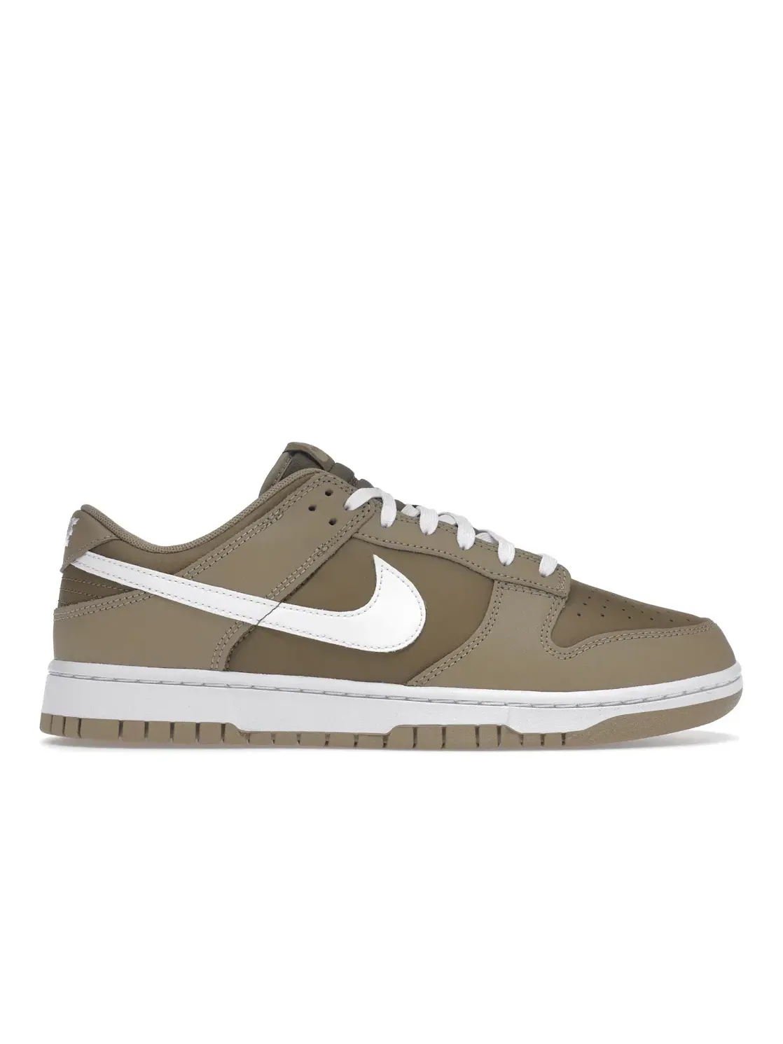Мужские кроссовки из кожи с моделью Nike Dunk Low Nike — изображение 1 из 4, серый/коричневый/белый