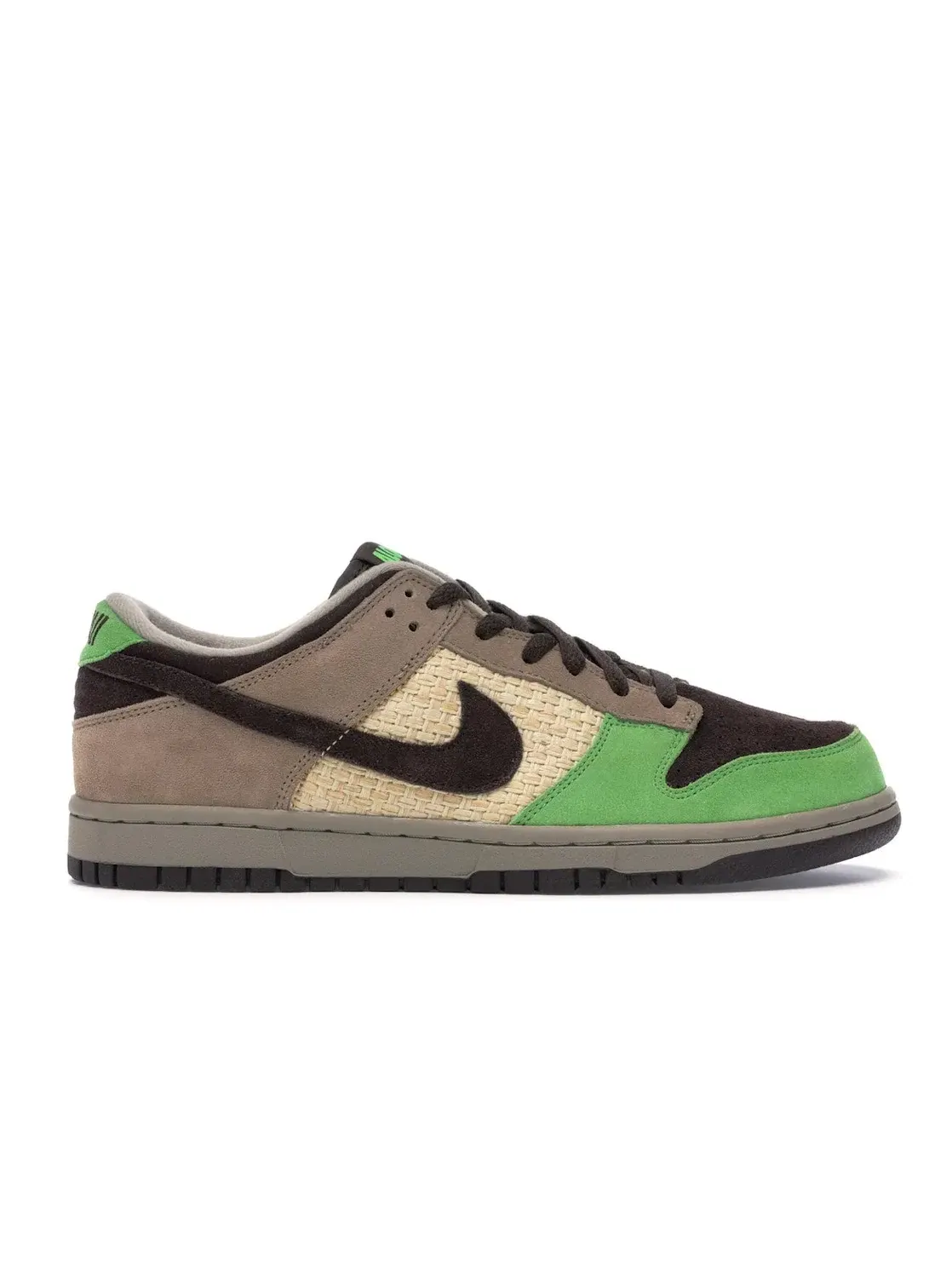 Мужские кроссовки Lifestyle Nike Dunk Low Nike — изображение 1 из 4, хаки/коричневый-зеленый