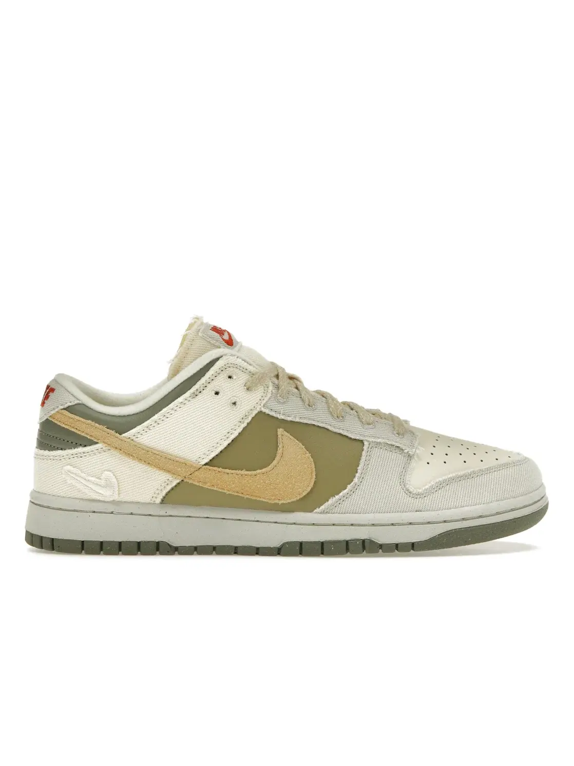 Женские кроссовки с ретро-дизайном Nike Dunk Low Nike — изображение 1 из 4, светлый/оливковый/темный