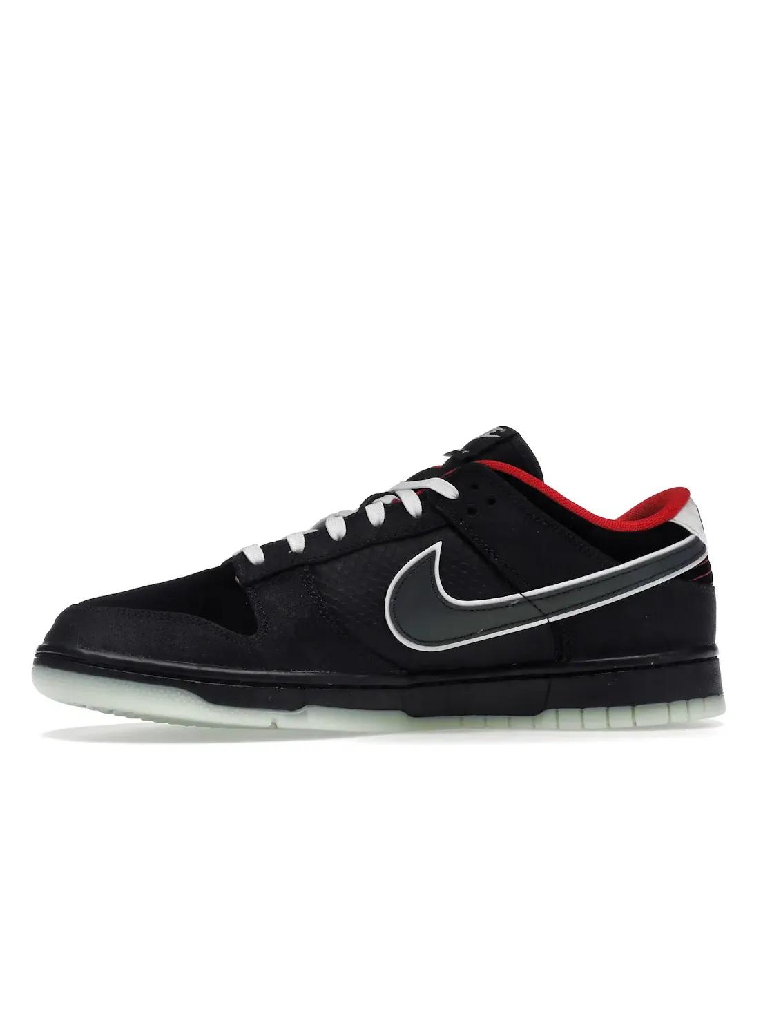 Мужские кроссовки Lifestyle с принтом Nike Dunk Low Nike — изображение 3 из 4, черный/белый-яркий