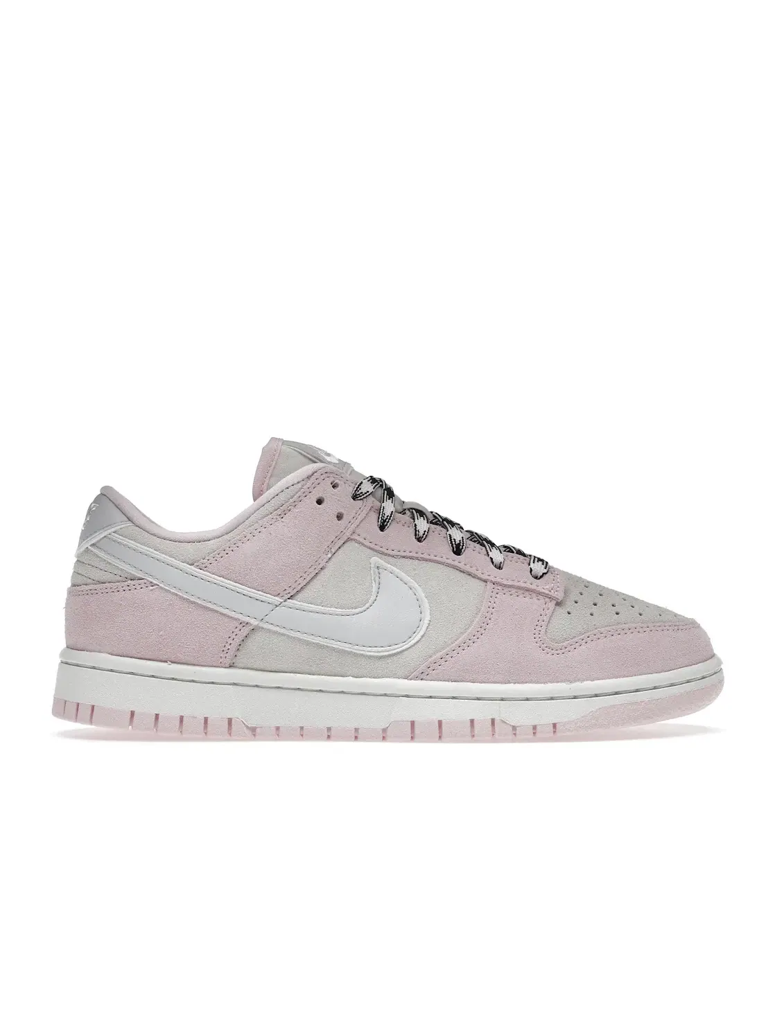 Женские кроссовки кожзам Nike Dunk Low LX — изображение 1 из 4, розовый/платиновый