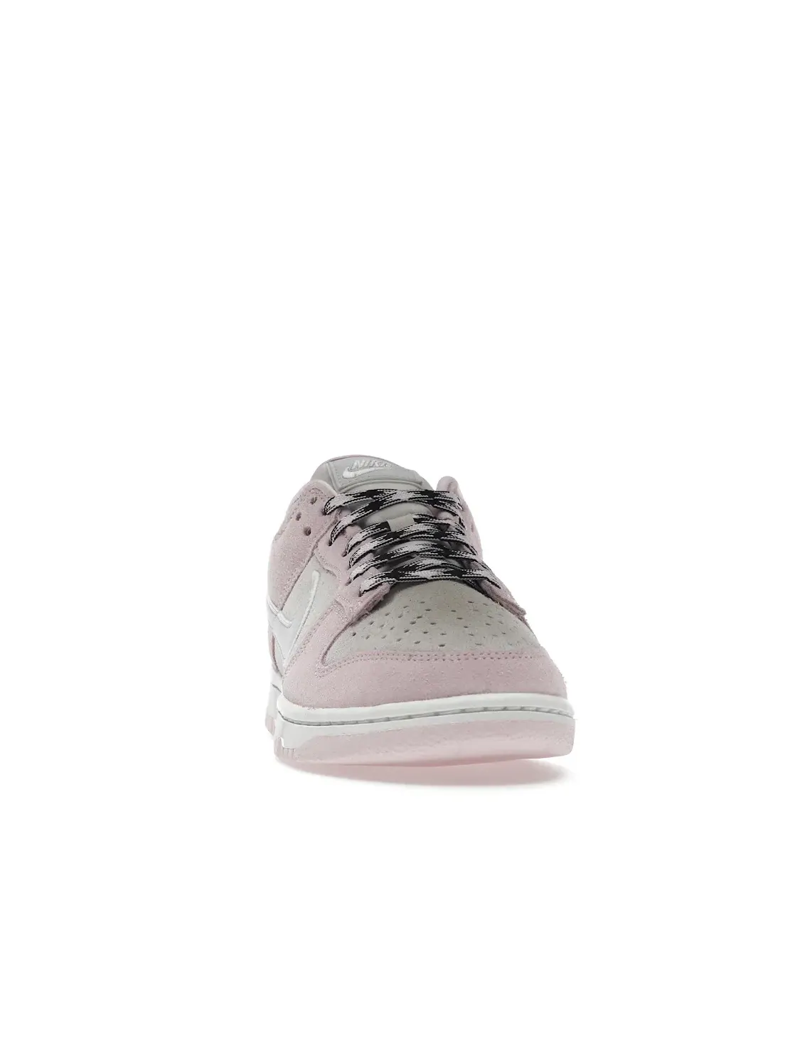 Женские кроссовки кожзам Nike Dunk Low LX — изображение 2 из 4, розовый/платиновый
