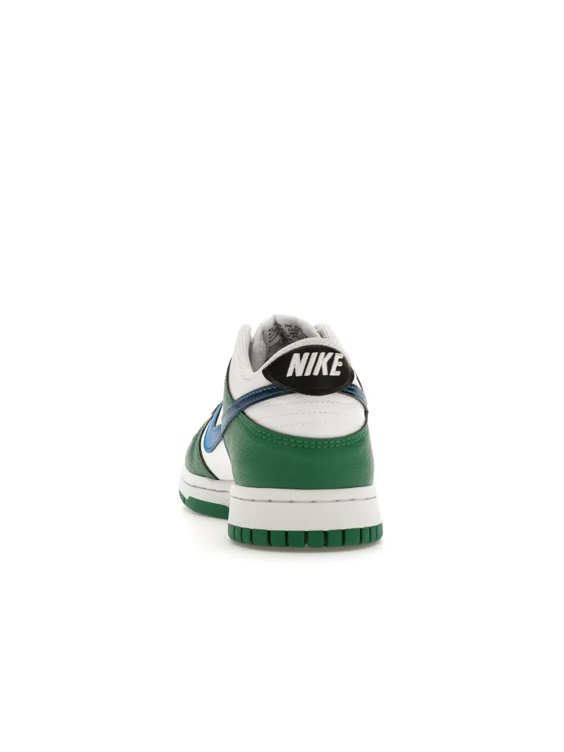 Детские кроссовки для мальчиков и девочек с замшевыми вставками Nike Dunk Low — изображение 4 из 4, черный/белый/синий