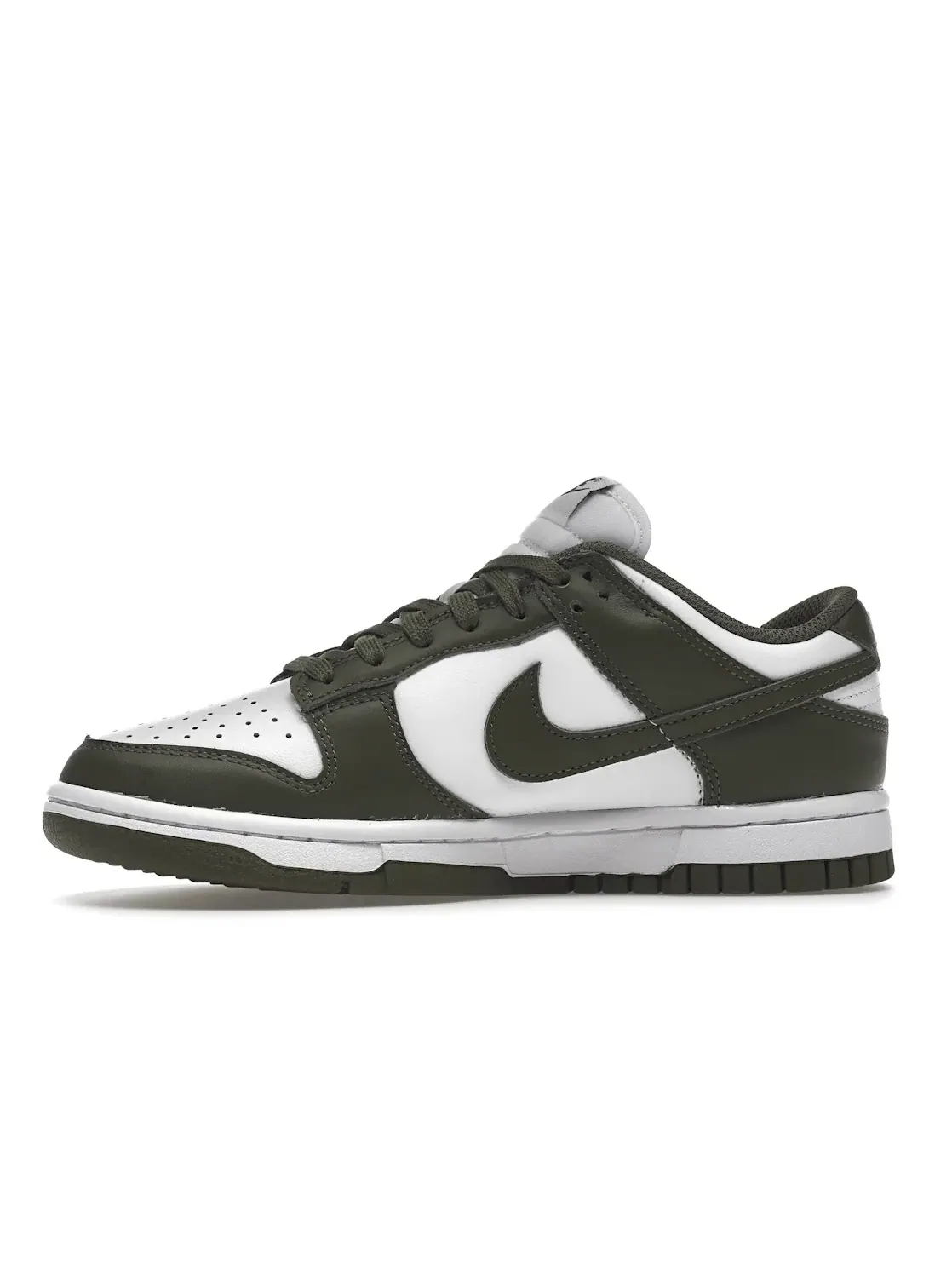 Женский кед Nike Dunk Low — изображение 3 из 4, белый/оливковый-белый