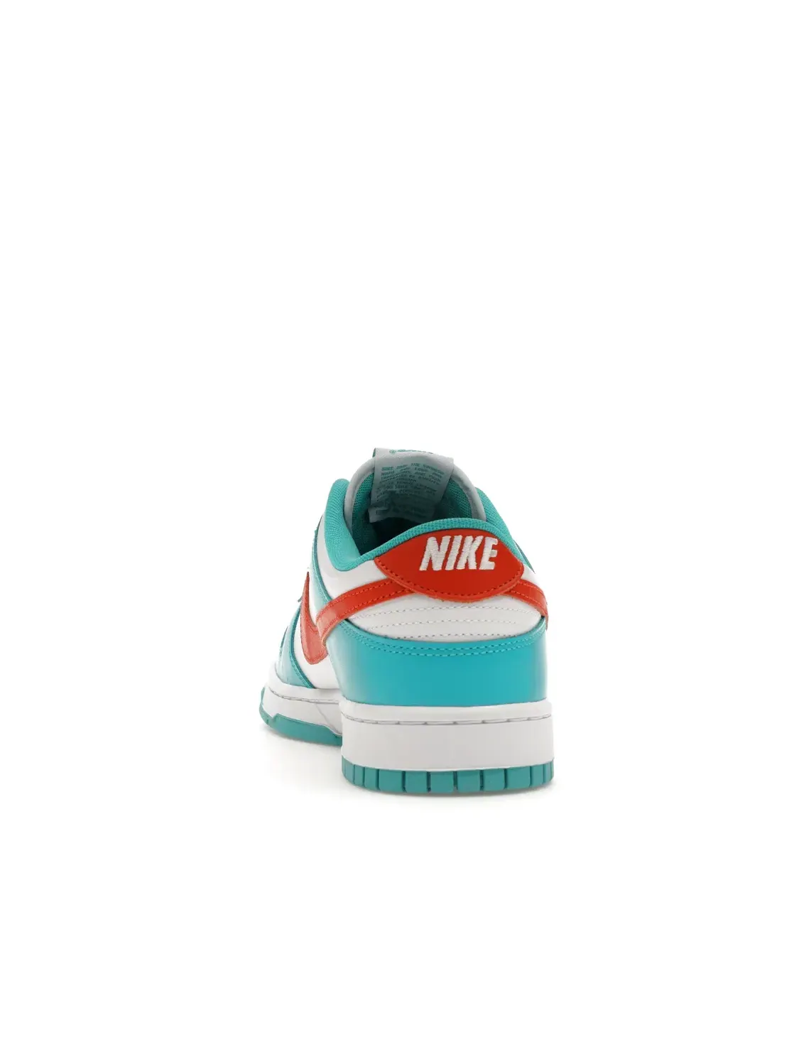 Мужские кроссовки с цветовой гаммой Miami Dolphins Nike Dunk Low Nike — изображение 4 из 4, белый