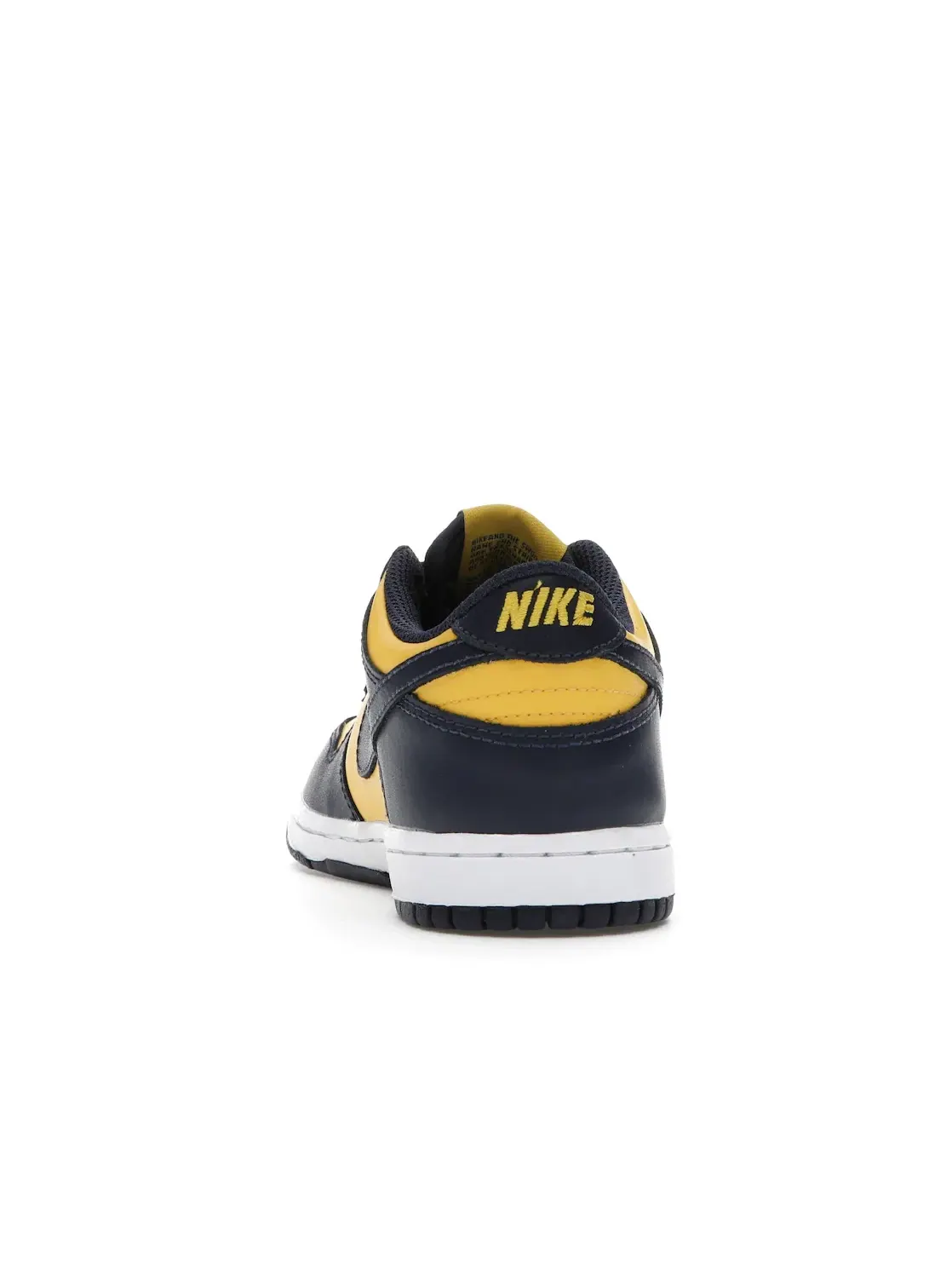 Детские кроссовки для мальчиков с кожаным верхом Nike Dunk Low — изображение 4 из 4, темно-синий-белый