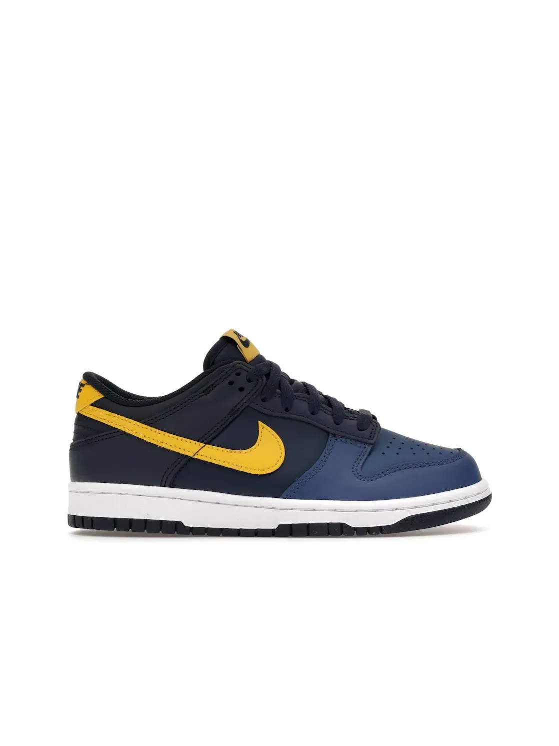 Детские кроссовки с модельным номером Nike Dunk Low Nike — изображение 1 из 4, темно-синий//темно-синий
