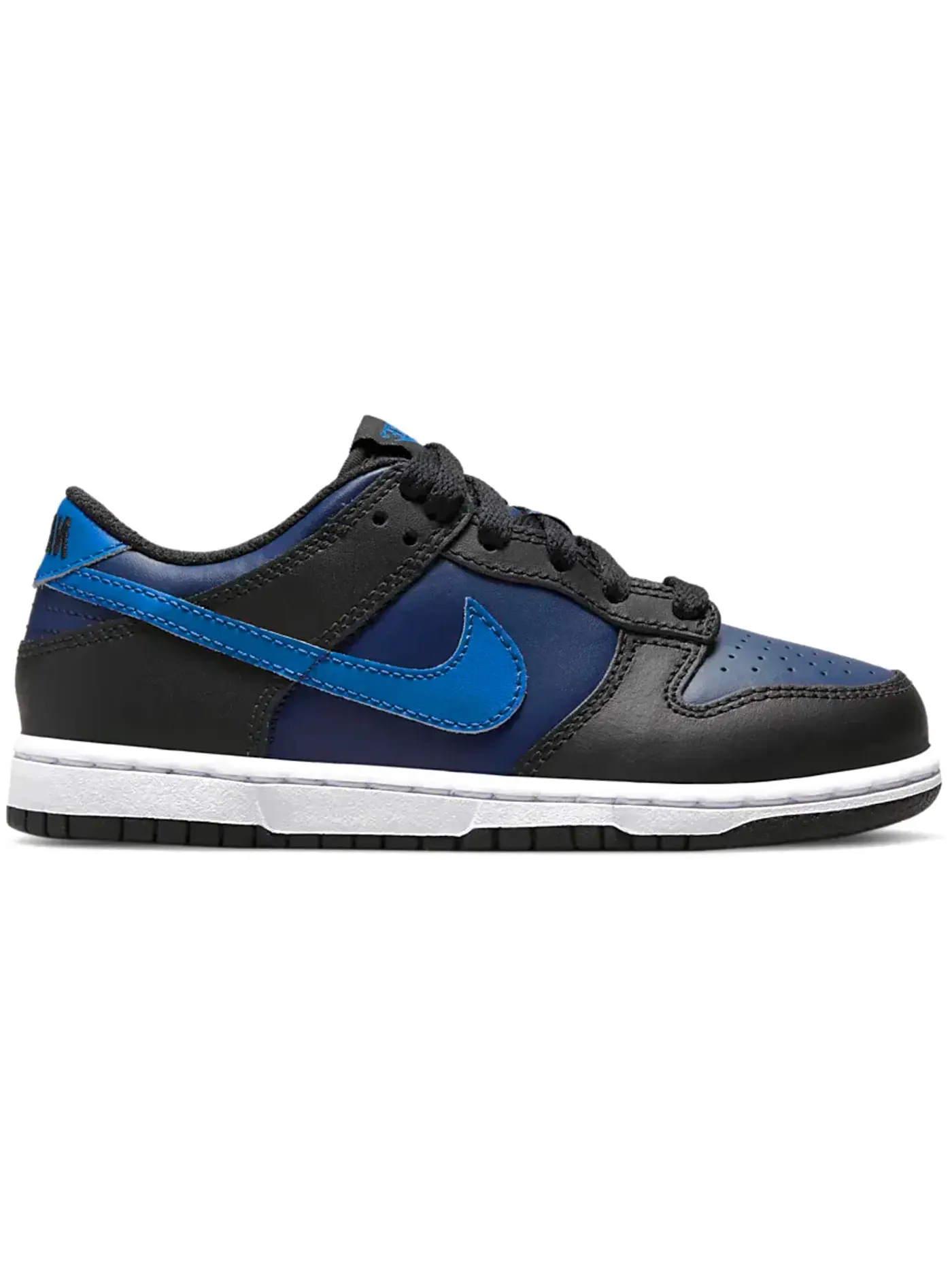 Детские кроссовки для активного отдыха с принтом Nike Dunk Low Nike — изображение 1 из 1, темно-синий/черный
