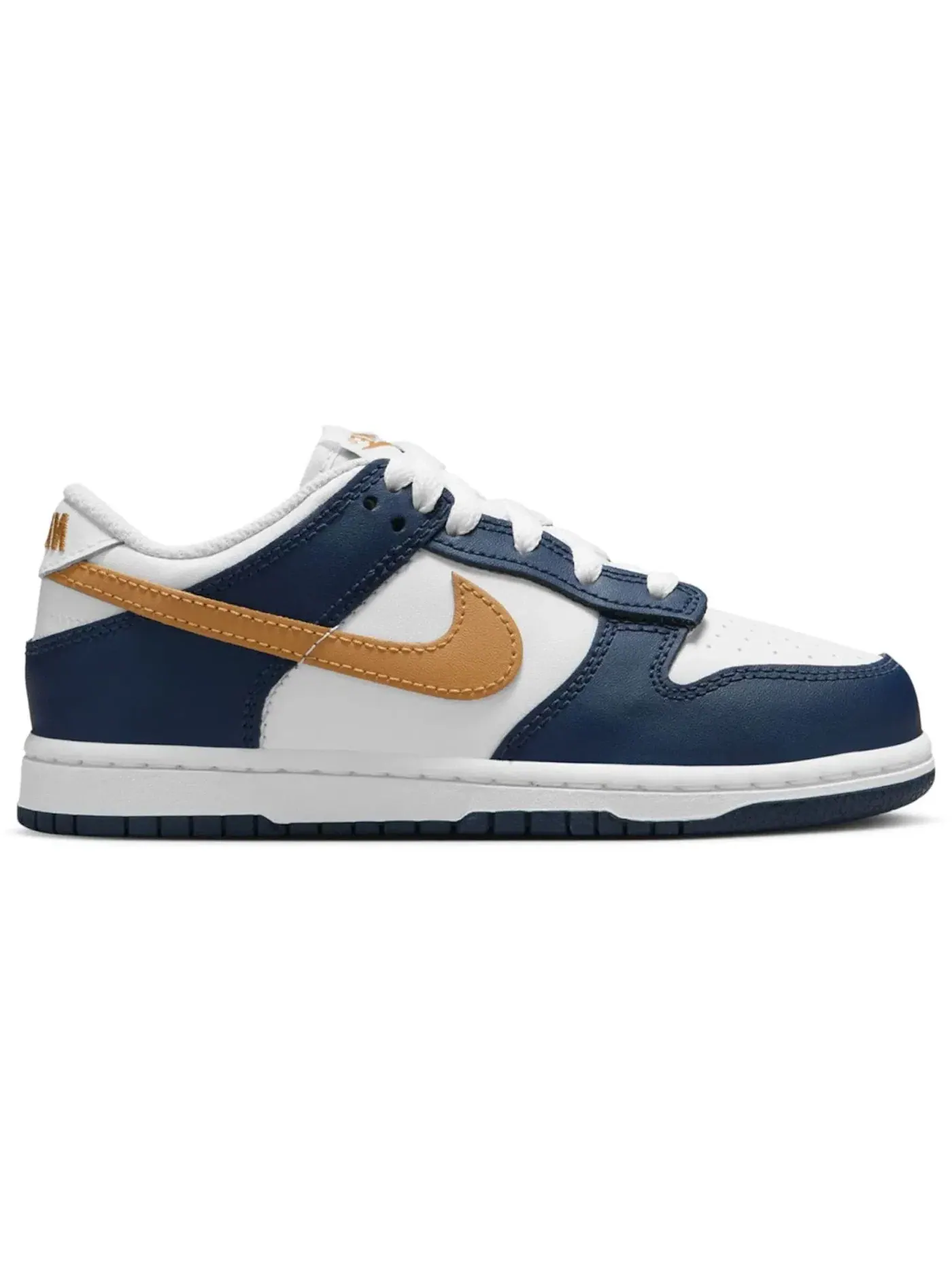 Детские кроссовки Lifestyle Nike Dunk Low — изображение 1 из 1, белый/темно-синий