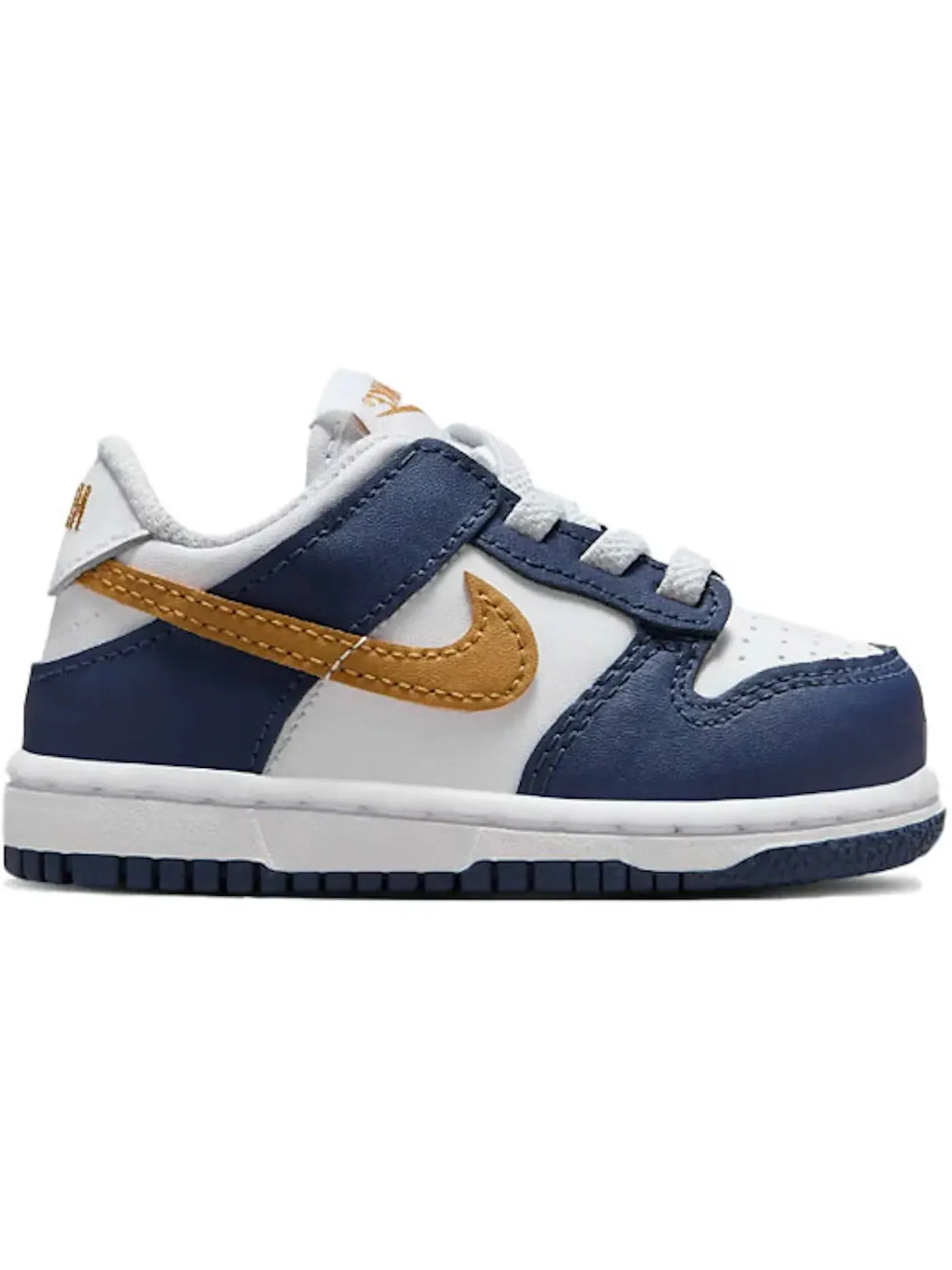 Детские кроссовки Lifestyle Nike Dunk Low Nike — изображение 1 из 1, белый/темно-синий