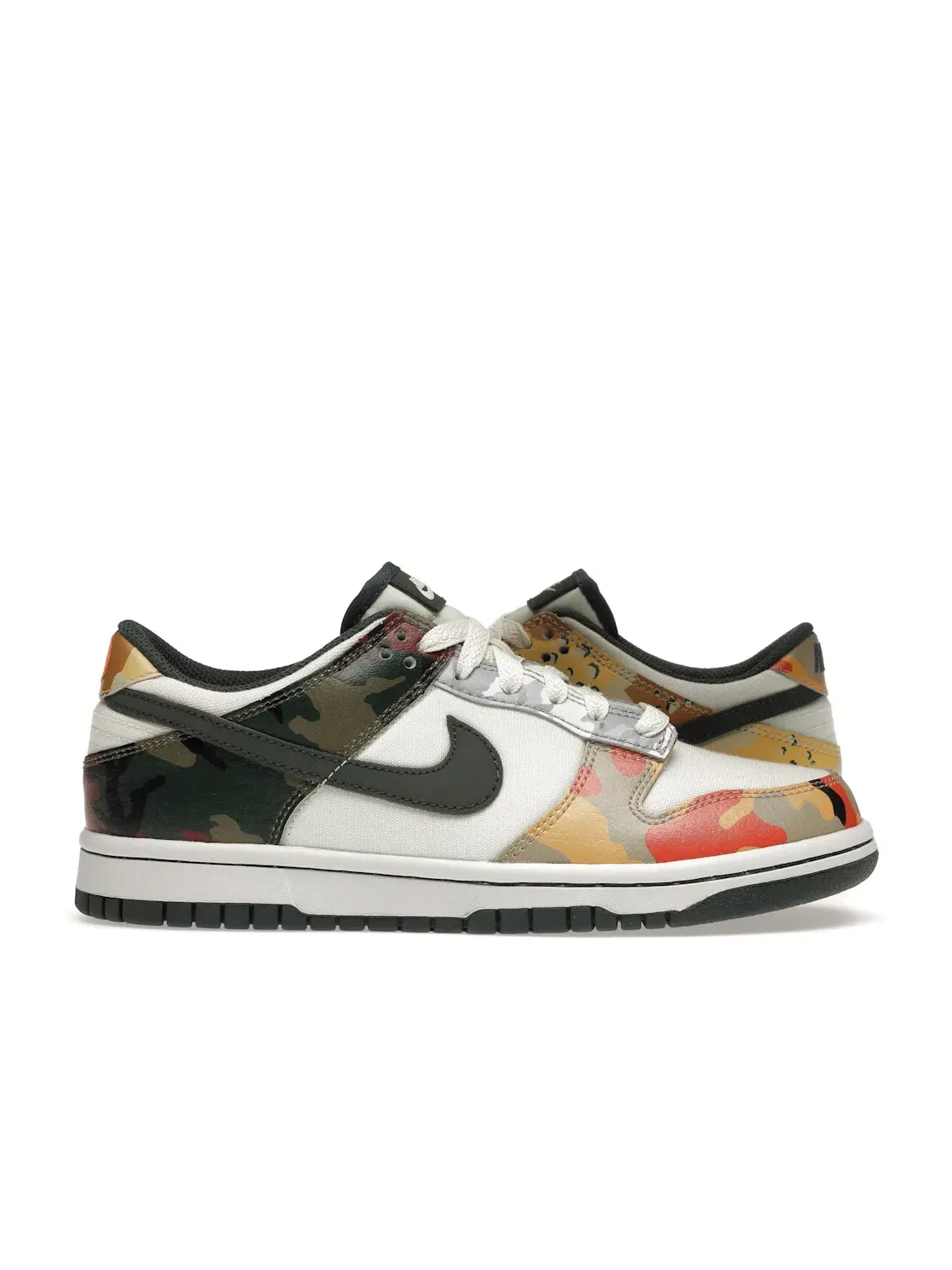 Детские кроссовки с принтом камуфляж Nike Dunk Low Nike — изображение 1 из 4