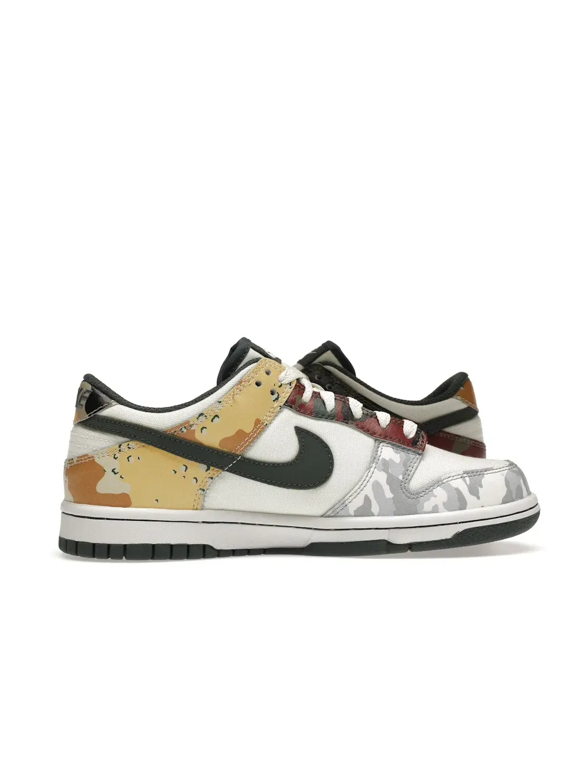 Детские кроссовки с принтом камуфляж Nike Dunk Low Nike — изображение 3 из 4
