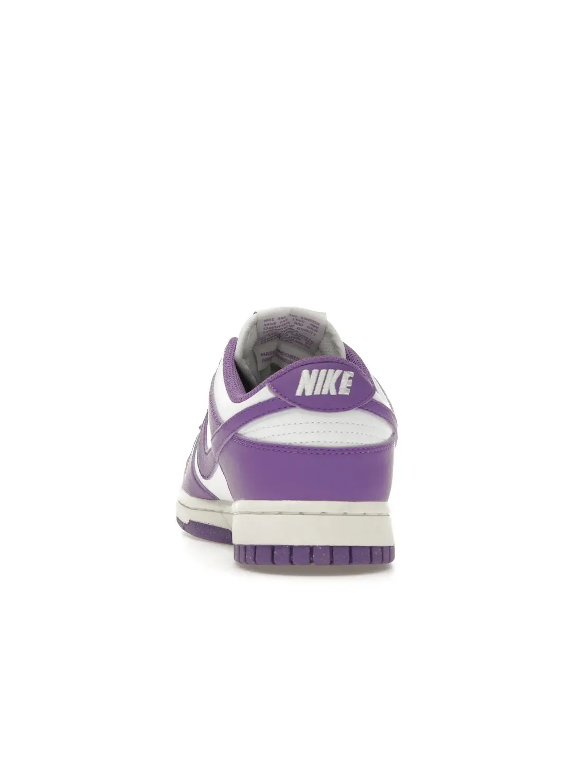 Женские кроссовки с цветным накладками Nike Dunk Low Next Nature — изображение 4 из 4, белый/черный--черный