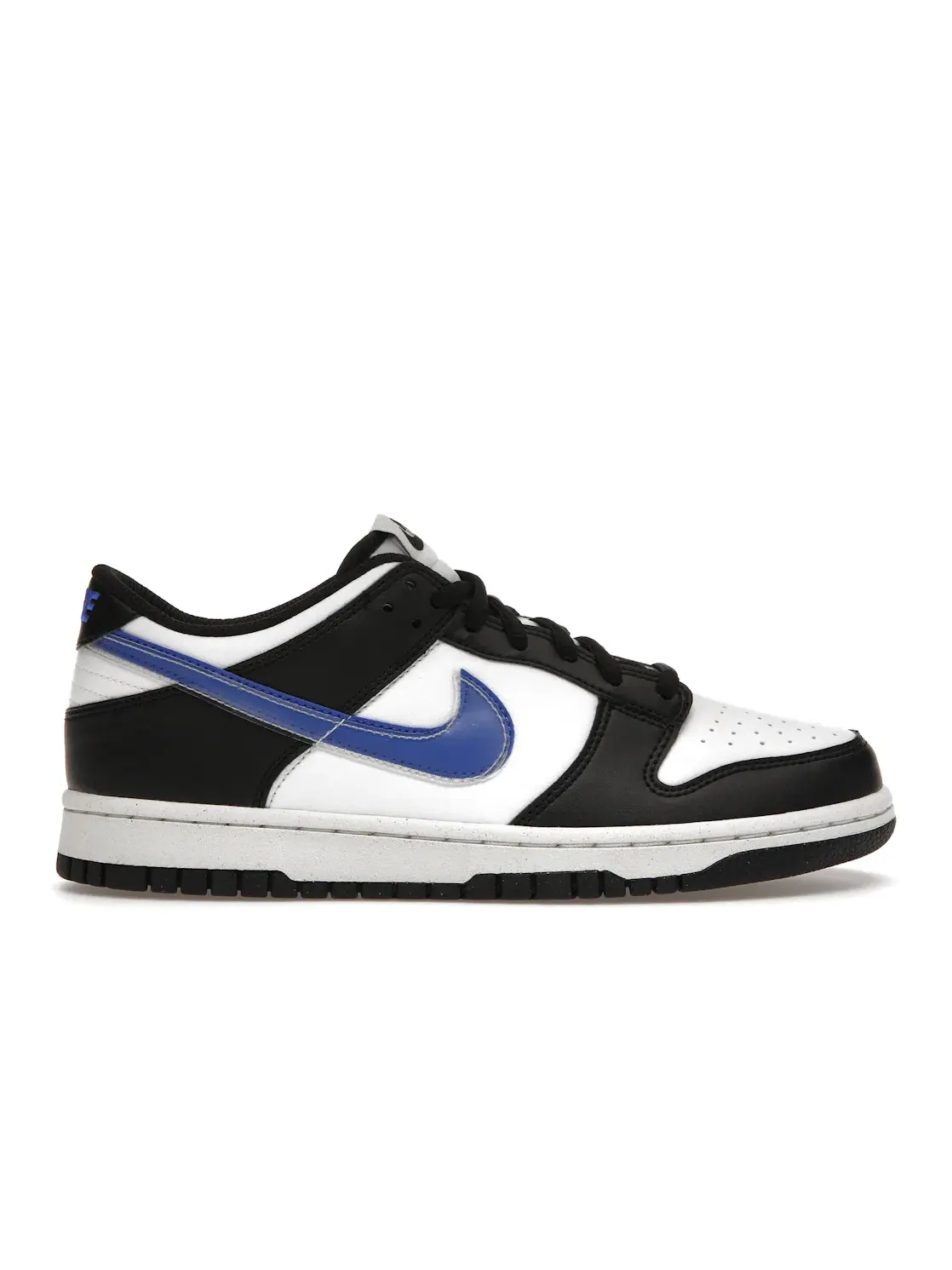 Детские кроссовки с длинным шнурком Nike Dunk Low Next Nature Nike — изображение 1 из 4, черный/белый