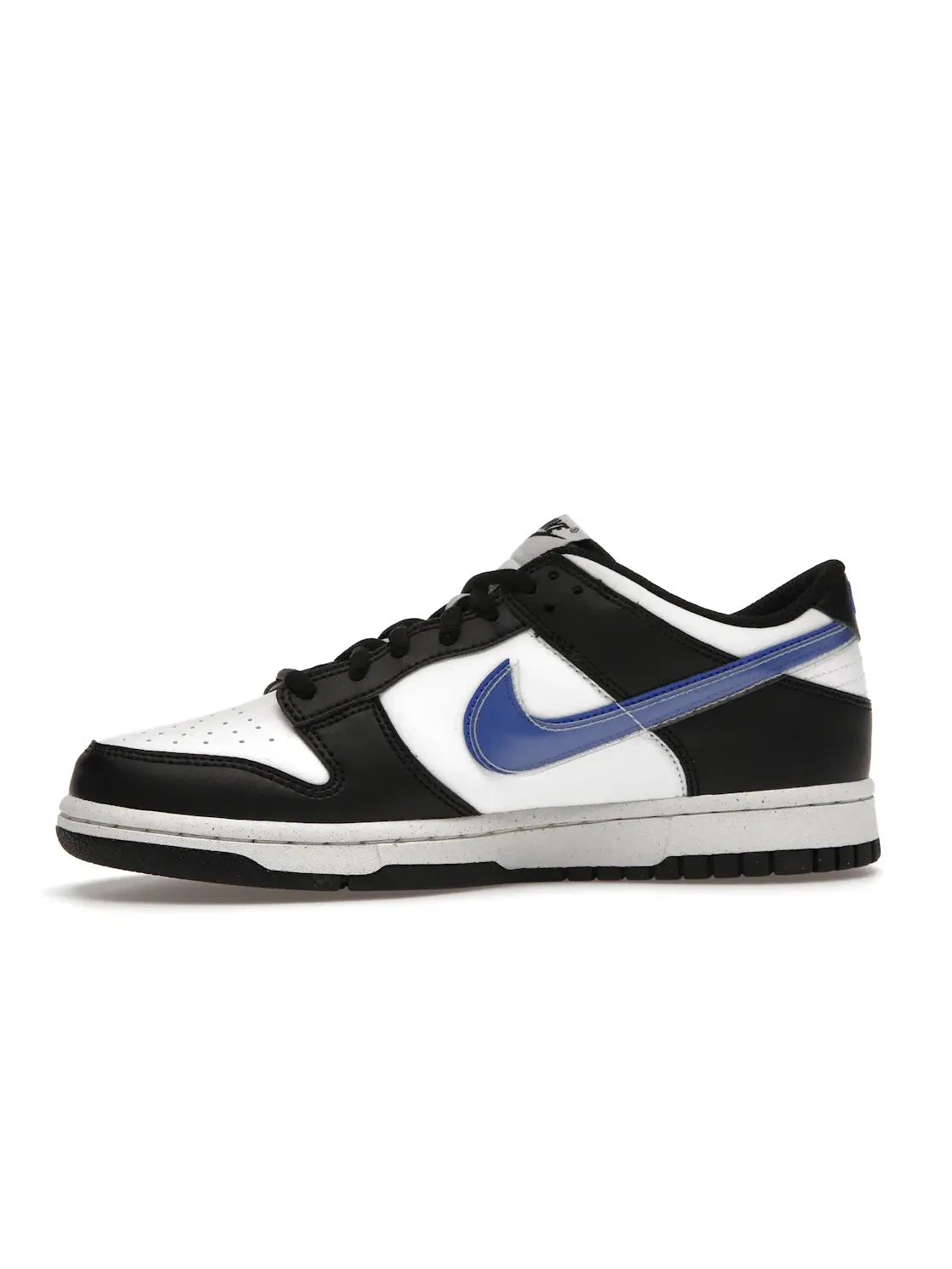 Детские кроссовки с длинным шнурком Nike Dunk Low Next Nature Nike — изображение 3 из 4, черный/белый