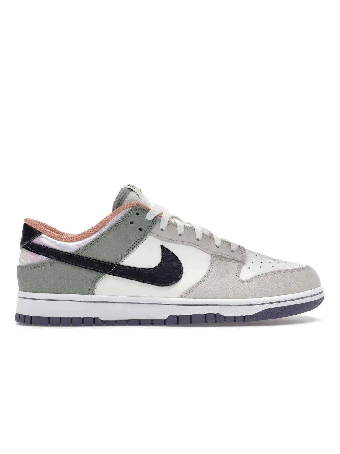 Мужские кроссовки Lifestyle Nike Dunk Low NOLA, Sail/Gridiron/Light Bone/Jade Horizon/Apricot Agate/Daybreak