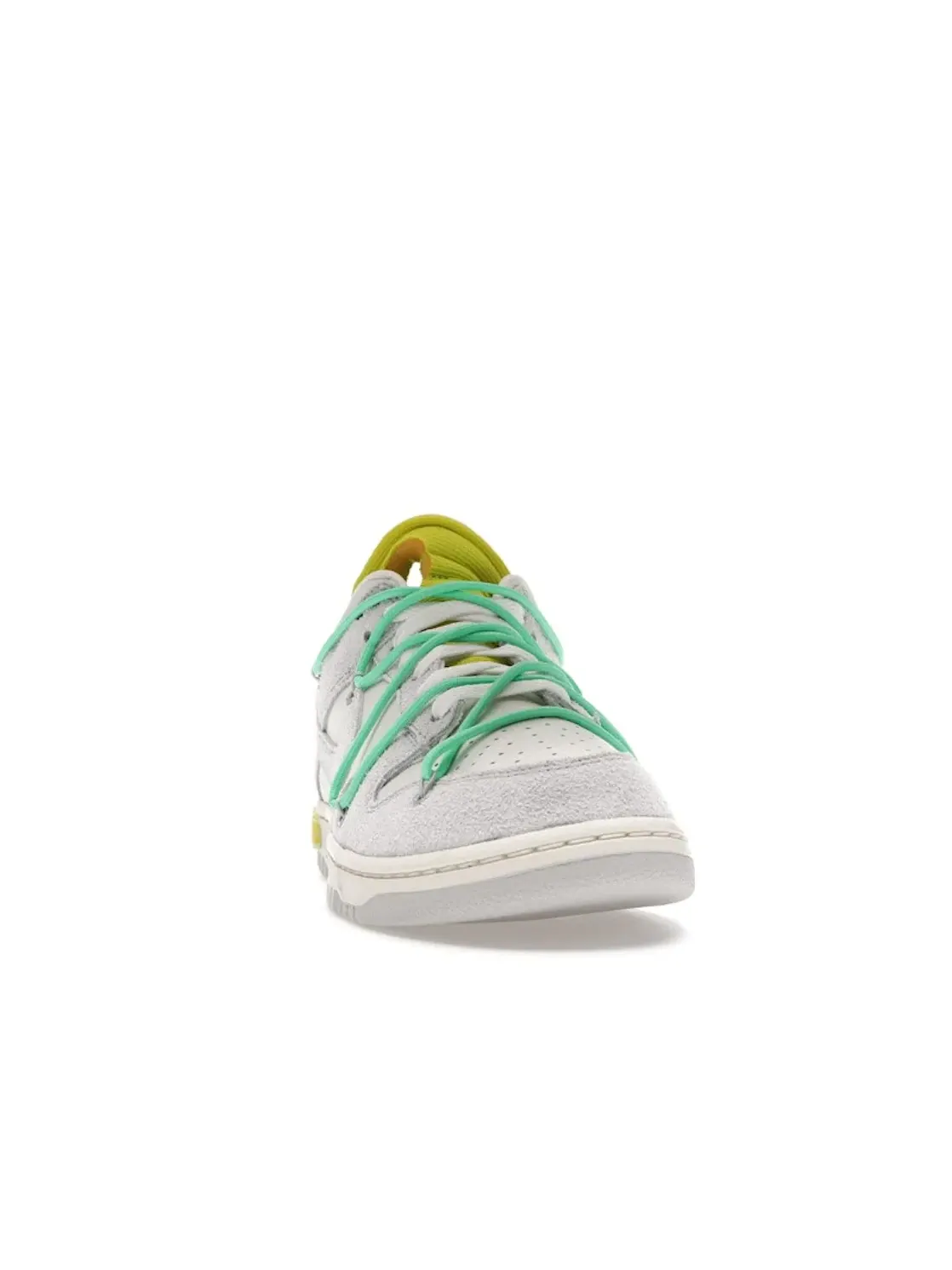 Мужские кроссовки Lifestyle Nike Dunk Low Off-White Lot 14 Nike — изображение 2 из 4, серый-зеленый