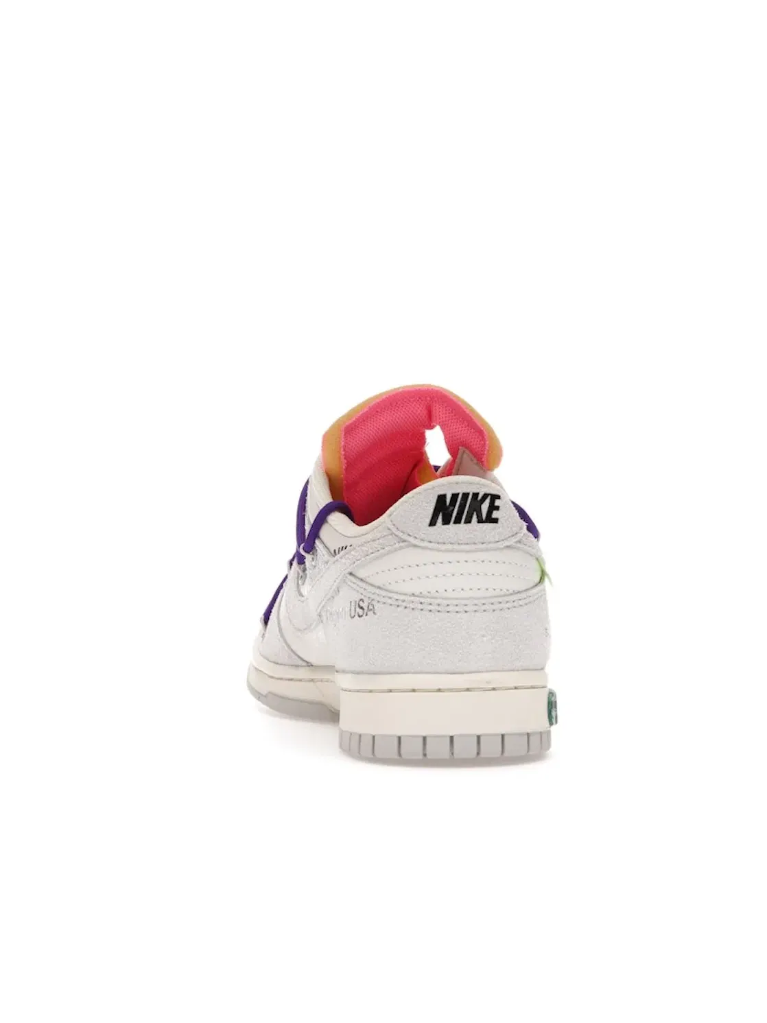 Мужские кроссовки Lifestyle с принтом Nike Dunk Low Off-White Lot 15 Nike — изображение 4 из 4, серый