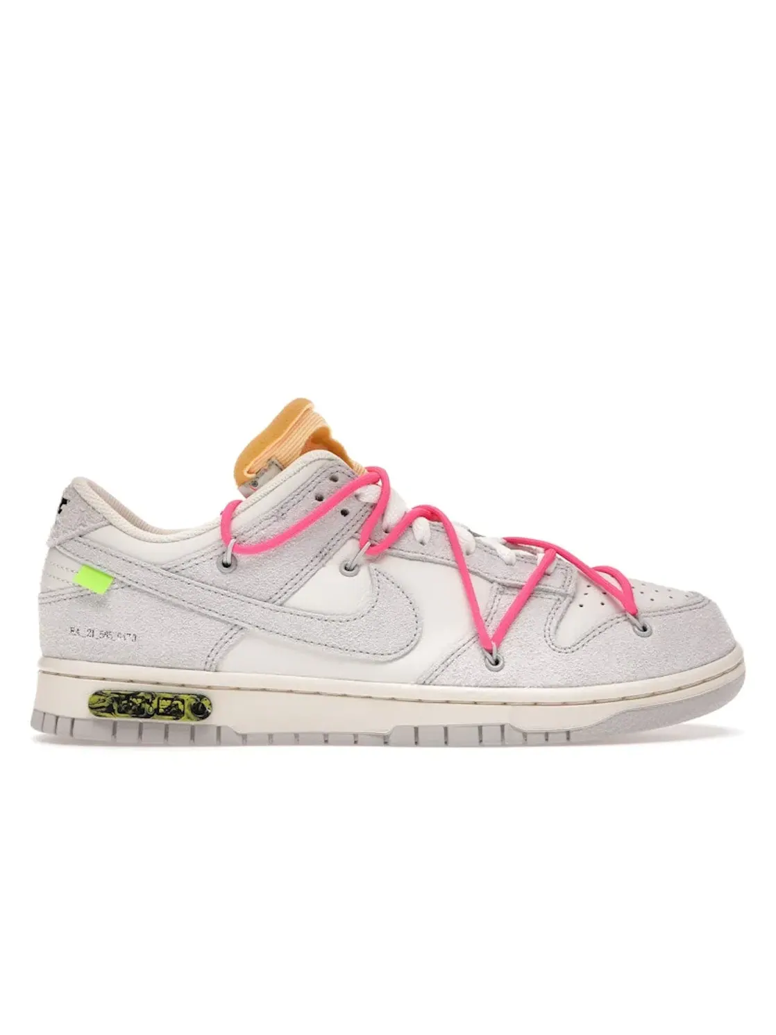 Мужские кроссовки lifestyle с деконструированным дизайном Nike Dunk Low Off-White Lot 17 Nike — изображение 1 из 4