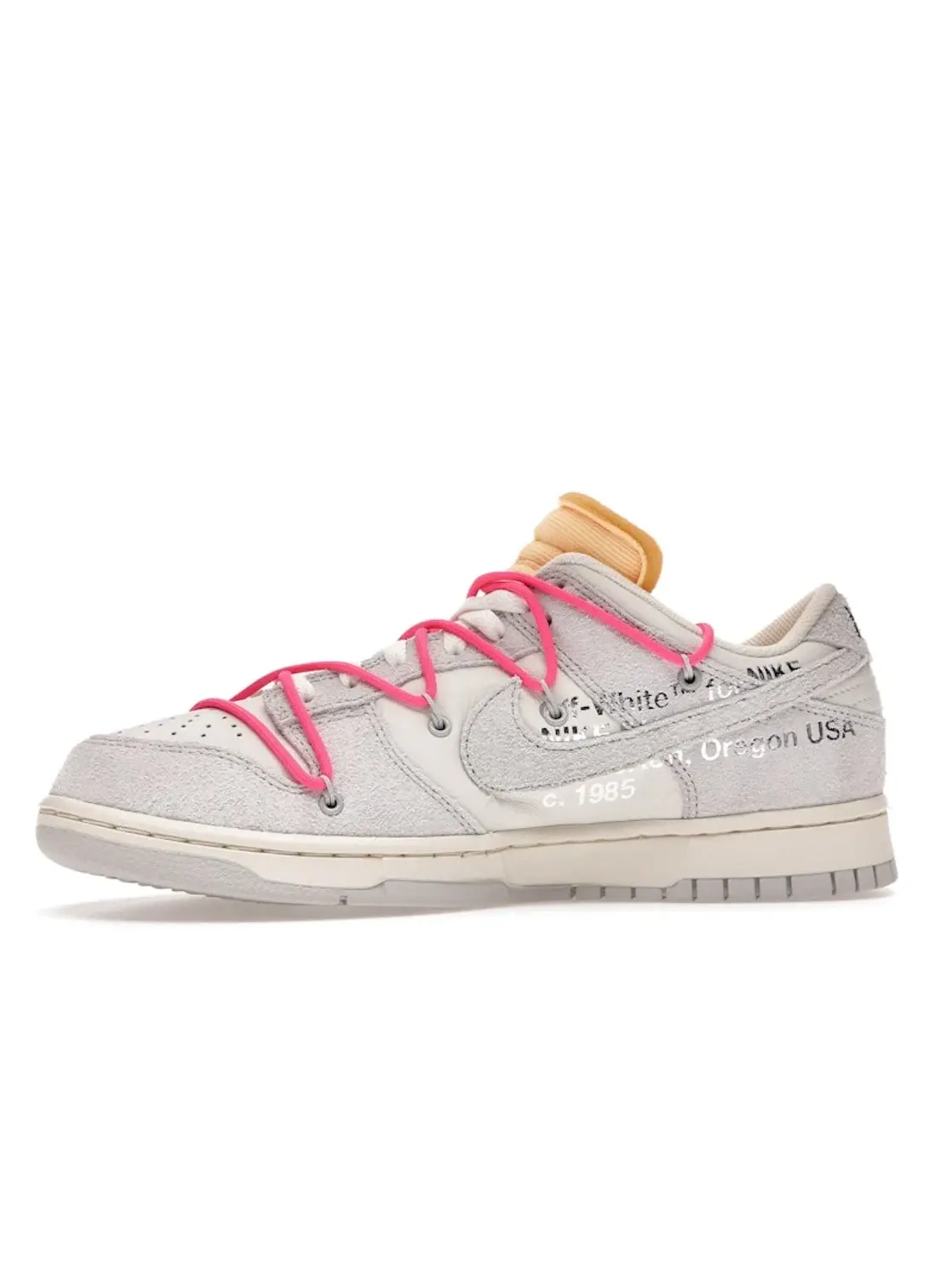 Мужские кроссовки lifestyle с деконструированным дизайном Nike Dunk Low Off-White Lot 17 Nike — изображение 3 из 4